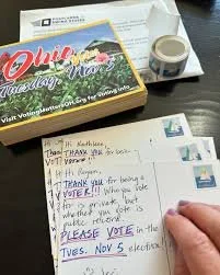 Postcards to Voters with Election Team