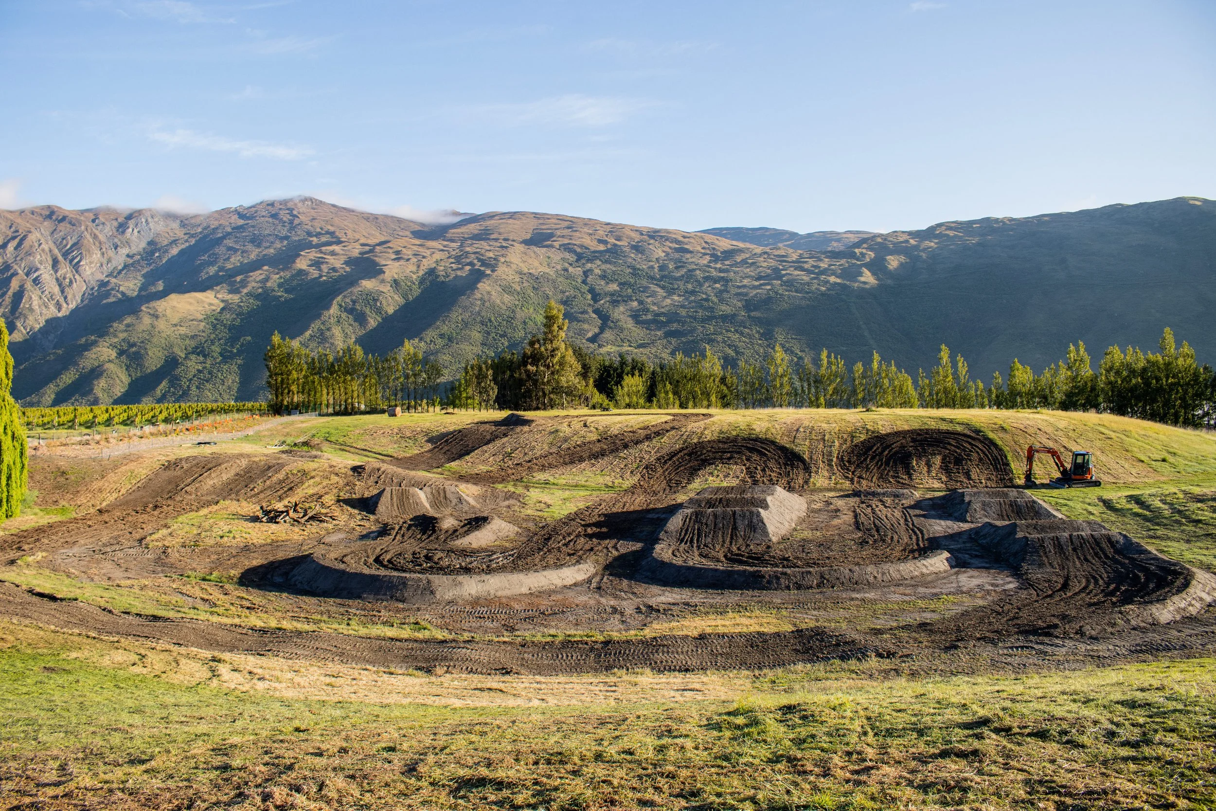 Mini's motocross track, mini mx track, 50cc mx track build, 65cc track build, 85cc mx track build, surron emx track
