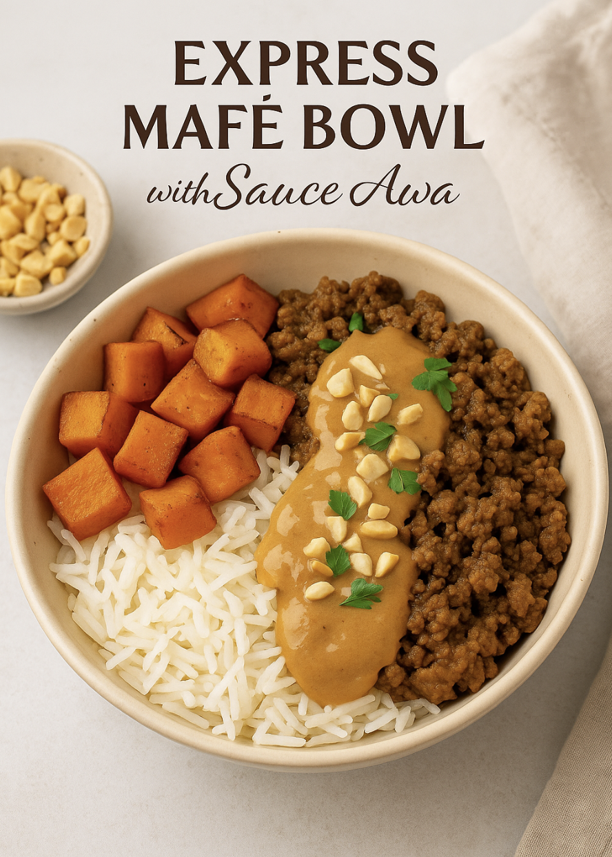 Express Mafé Bowl with Sauce Awa