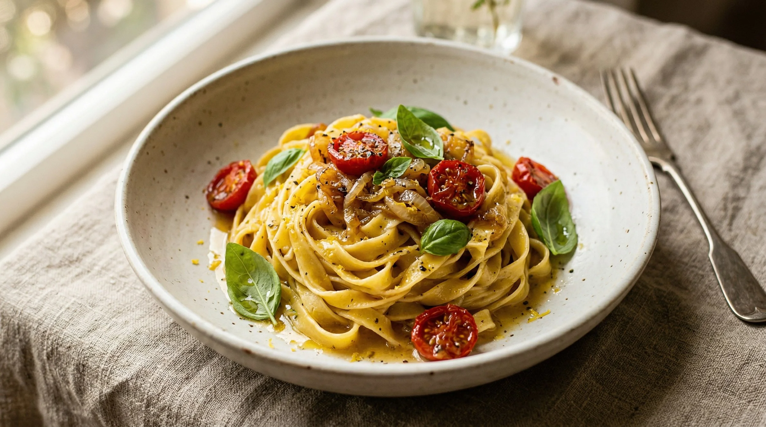 Tagliatelle with Ami Yassa