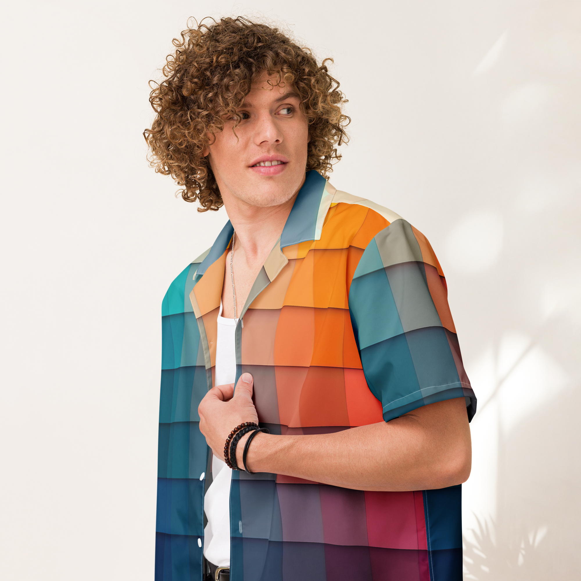 Balanced One-of-a-Kind High-Quality Fashion Button-Up Collared Shirt