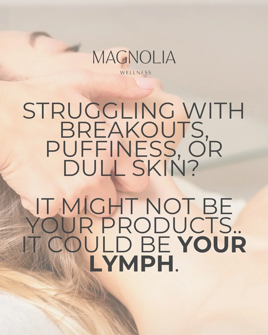 Most people treat skin issues from the outside in&mdash;but your lymphatic system is one of the biggest missing links to clear, radiant skin.

When lymph gets stagnant, toxins build up and your skin shows it: puffiness, breakouts, redness, and dullne