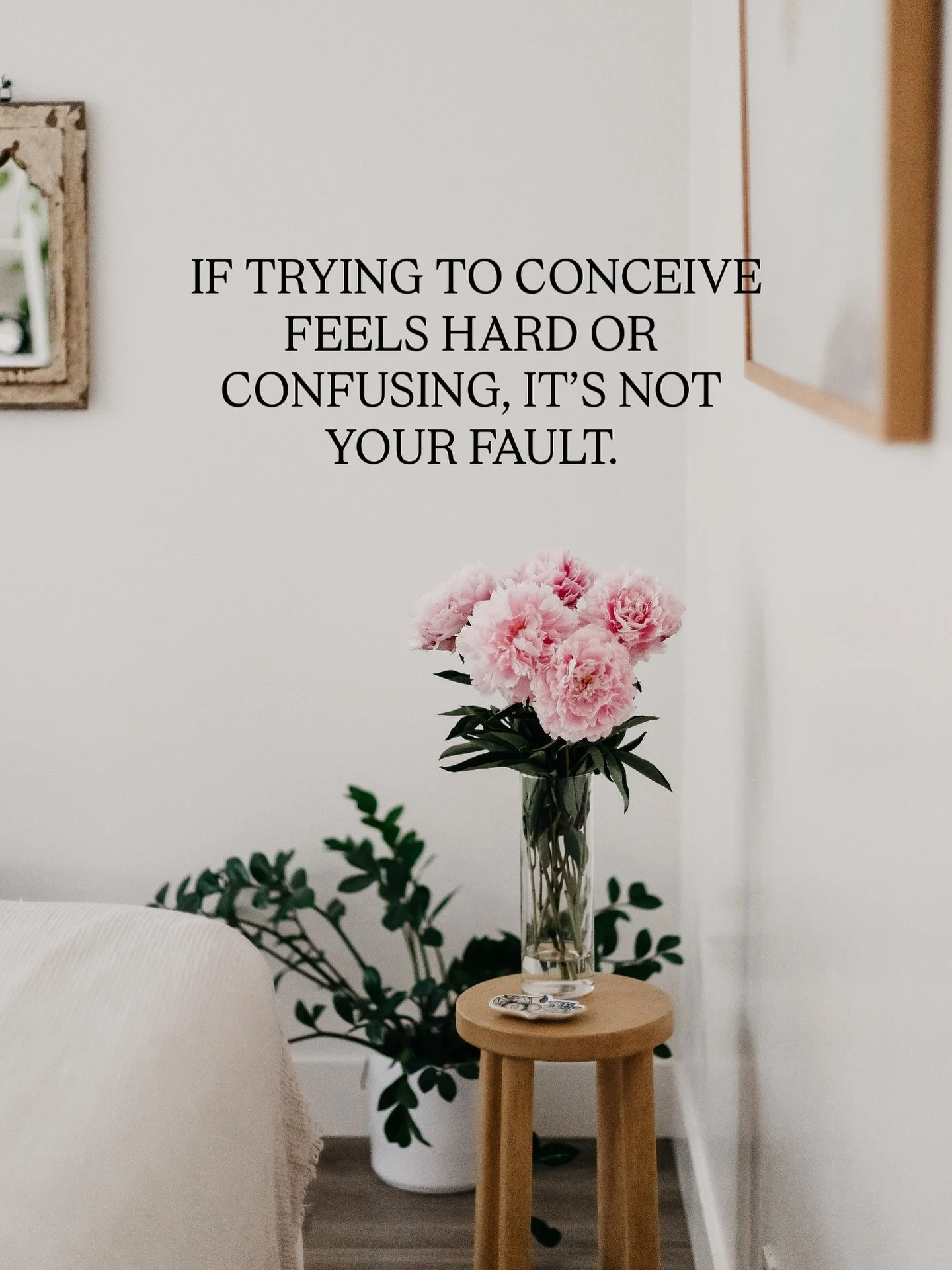 If you&rsquo;ve ever felt like fertility talk skips over the real truth&mdash;you&rsquo;re not wrong.

🧬 Infertility isn&rsquo;t your fault.
It&rsquo;s the result of modern life: stress, toxins, iced matchas, and &ldquo;healthy&rdquo; habits that co