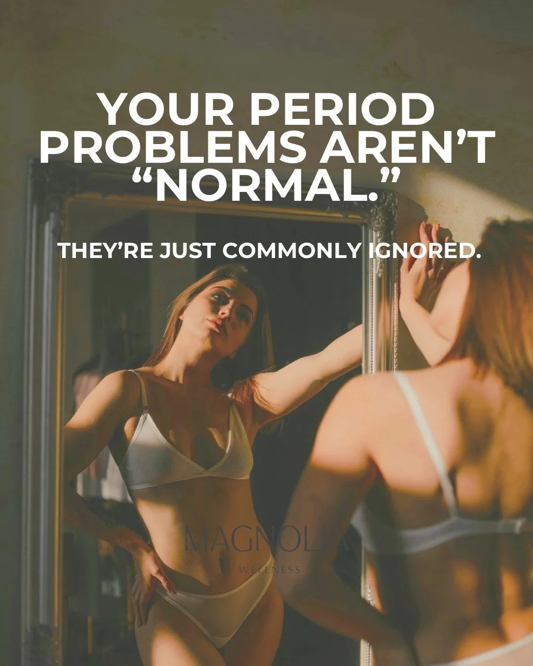 Your period is not random.
And your symptoms are not something to &ldquo;just deal with.&rdquo;

Short cycles, long cycles, painful periods, spotting, clotting, irregular timing, or barely-there bleeding are all signs your body is trying to communica