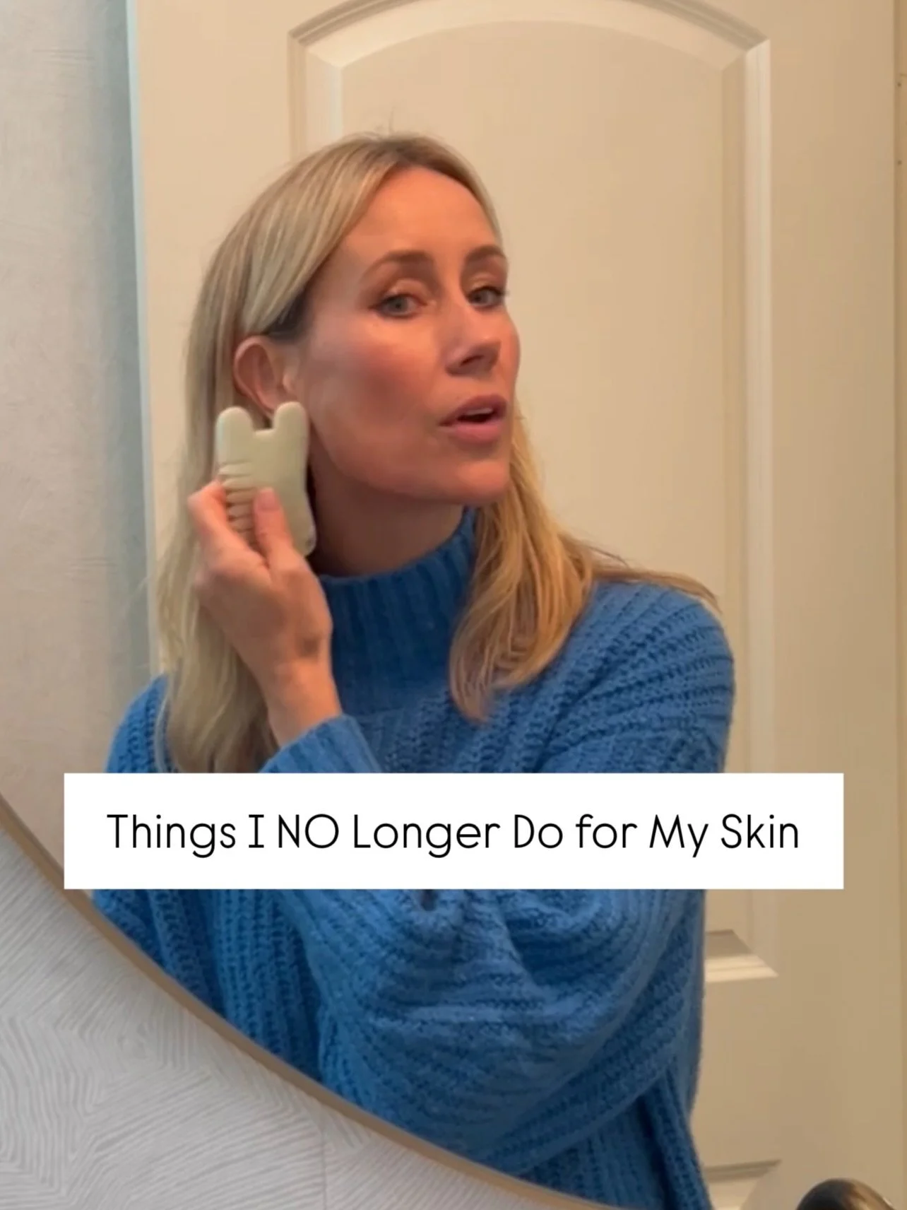 Things I&rsquo;ve officially retired from my skincare routine&hellip; 👋

✨ Botox between the brows
✨ Chemical creams + trendy serums
✨ Harsh lighteners and quick fixes

I&rsquo;m choosing skin rituals that support my hormones, nervous system, and lo