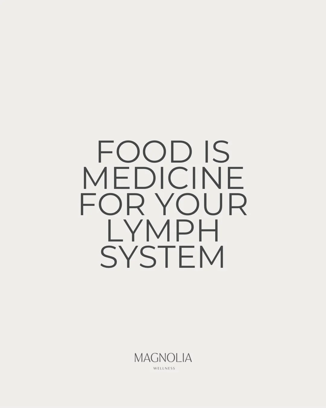 Food is medicine &mdash; and your lymphatic system is proof.

Your lymph system has no pump. It relies on movement, hydration, and the nutrients you give it every single day.

Eat to support it:
Leafy greens, citrus, ginger, turmeric, and water-rich 