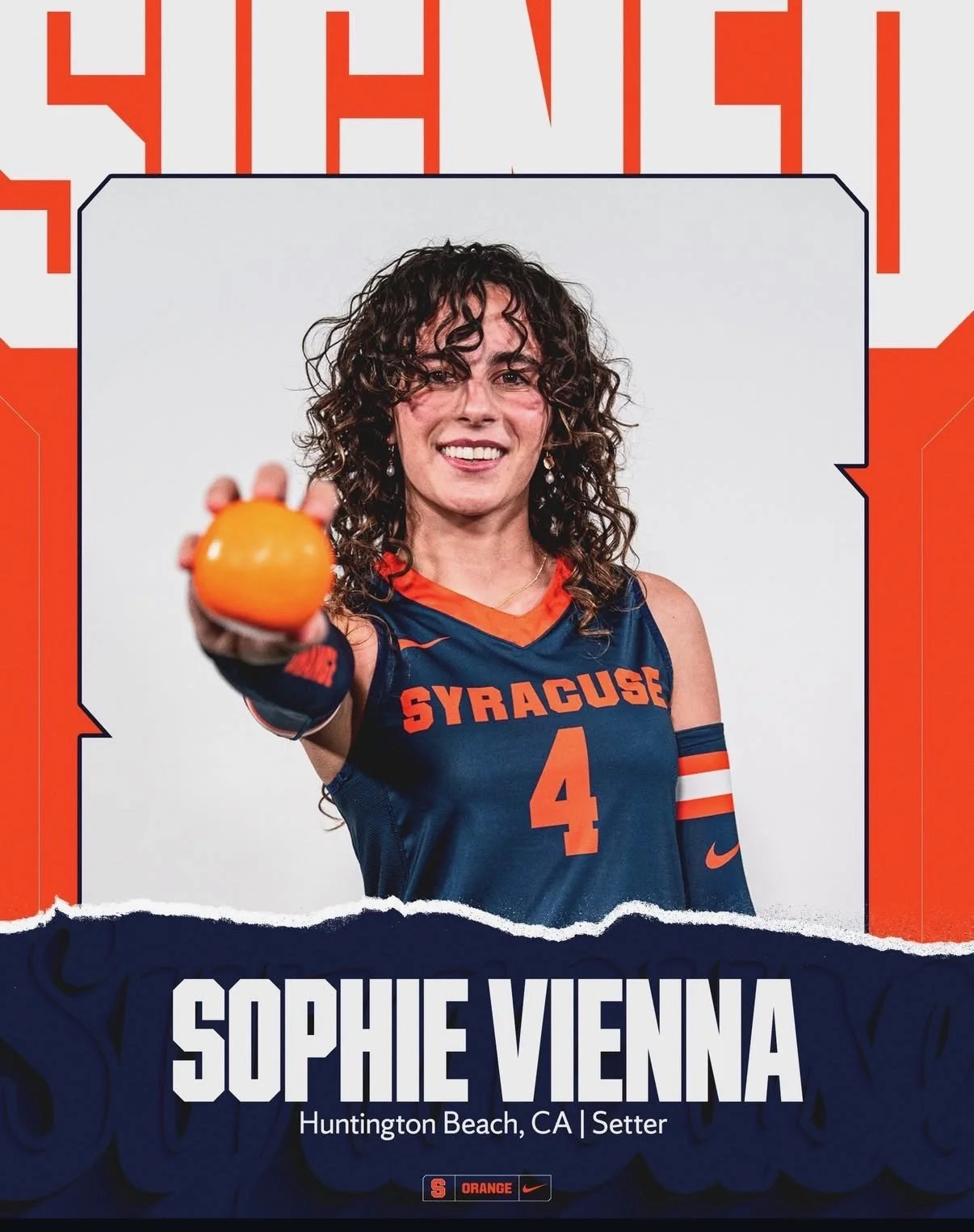 Committed (Syracuse University - DI) Sophie Vienna - 2026 Transfer Setter (Profile)