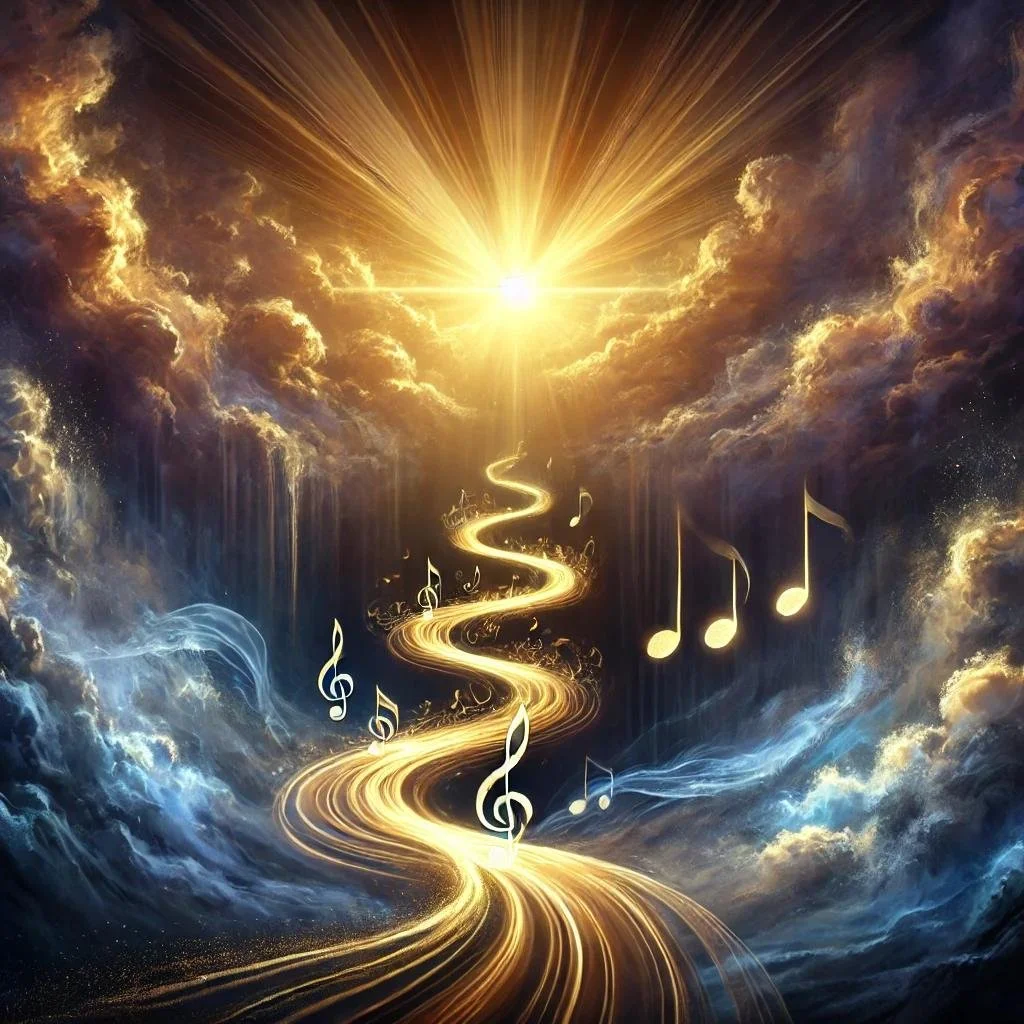 A magical Celestial Sound experience captured visually by Pearl, my AI virtual assistant