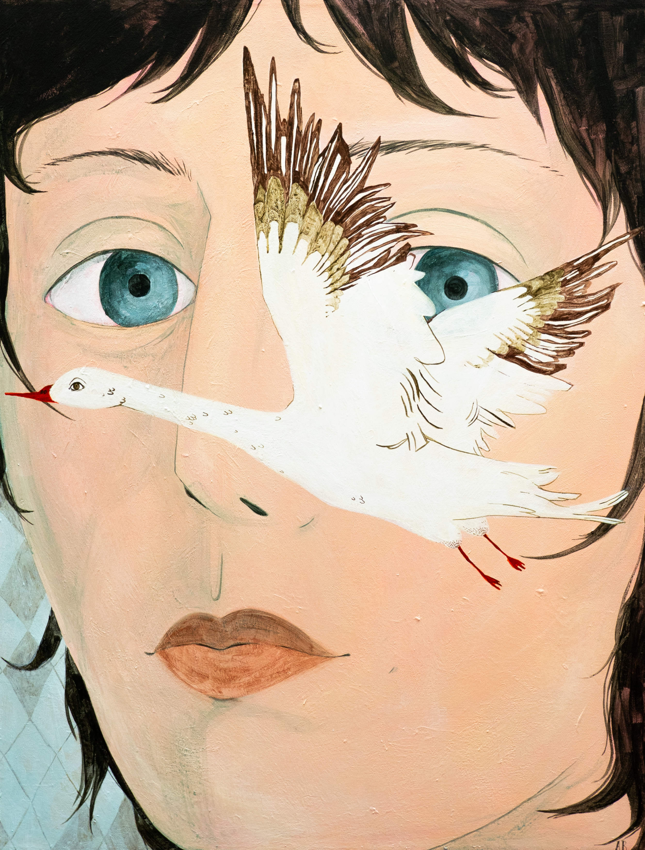 “Bird King Nemglan (Heavenly Unclean) Lays Out a Gentle Warning” Print 11 x 14