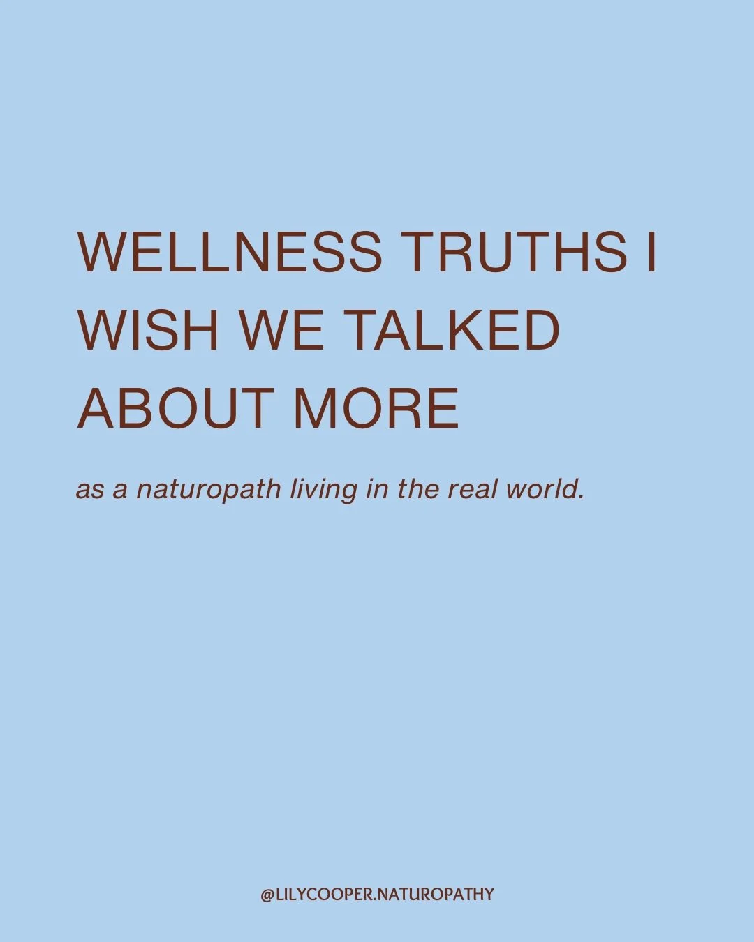 Wellness truths we need to talk about more 〰️

Healthy living doesn&rsquo;t have to be expensive, we&rsquo;ve just forgotten the basics. You don&rsquo;t need an expensive ring to tell you how well you slept, or expensive foods instead of frozen fruit