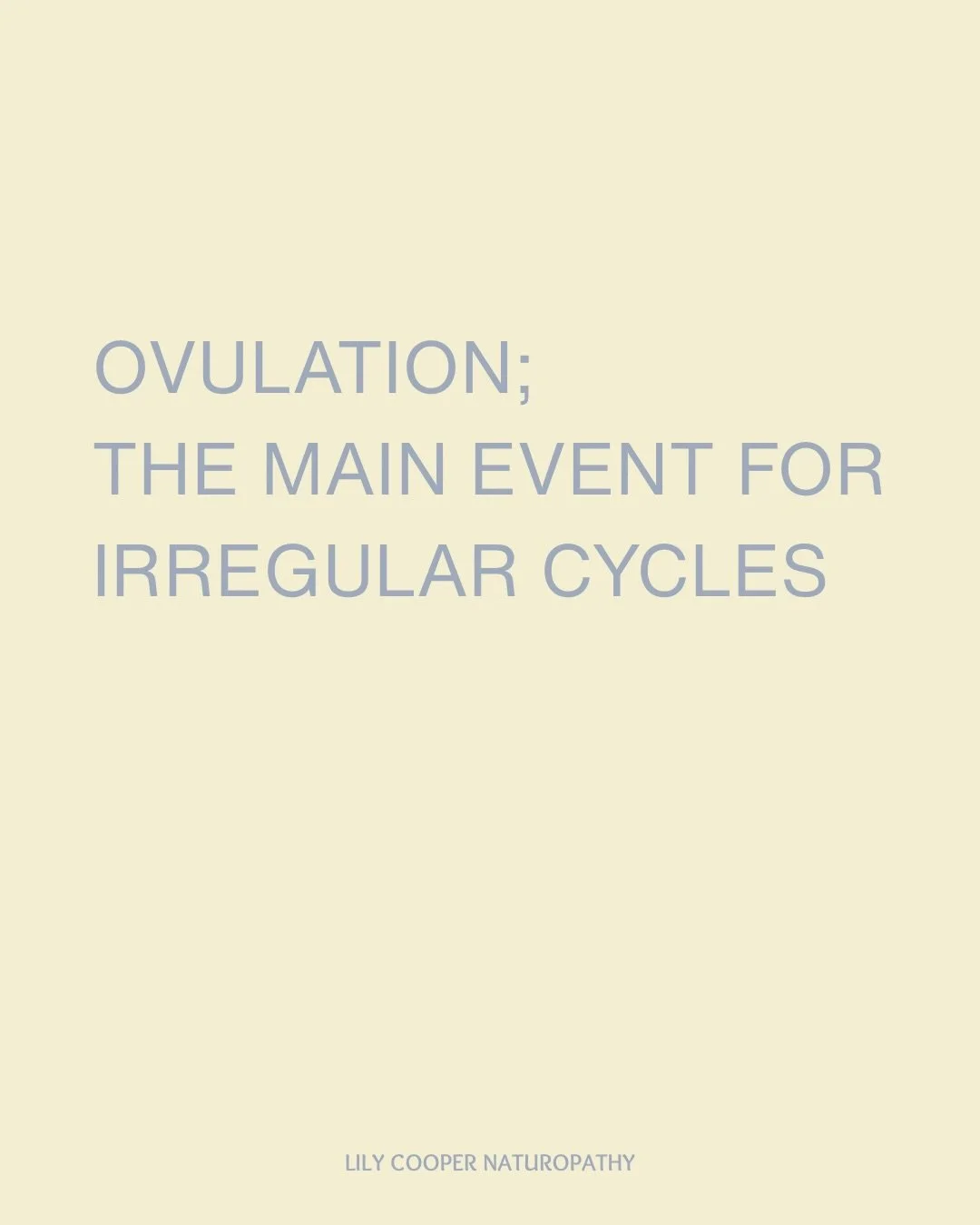 Reminder that your period tracker does not know when you&rsquo;re ovulating!!! It&rsquo;s an estimate. 

Learning to understand the signs of ovulation and if it&rsquo;s even occurring at all is so important when supporting irregular cycles ⭐️