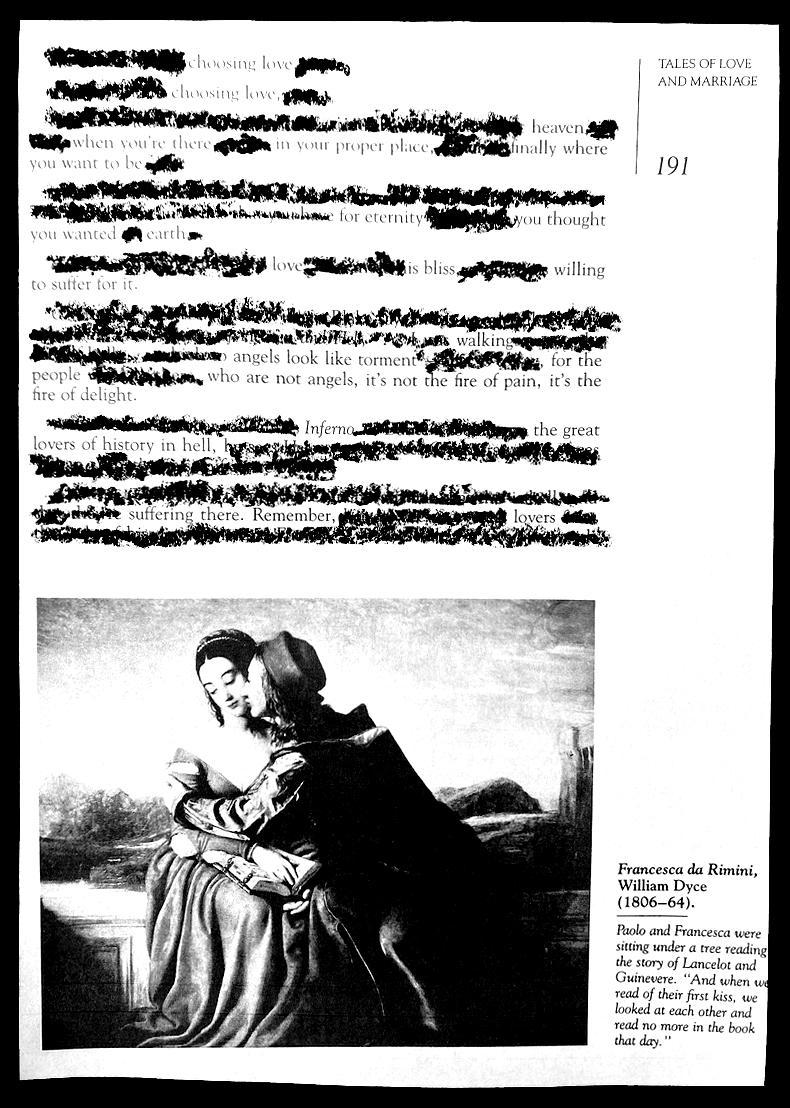 For Better or for Worse, an erasure poem