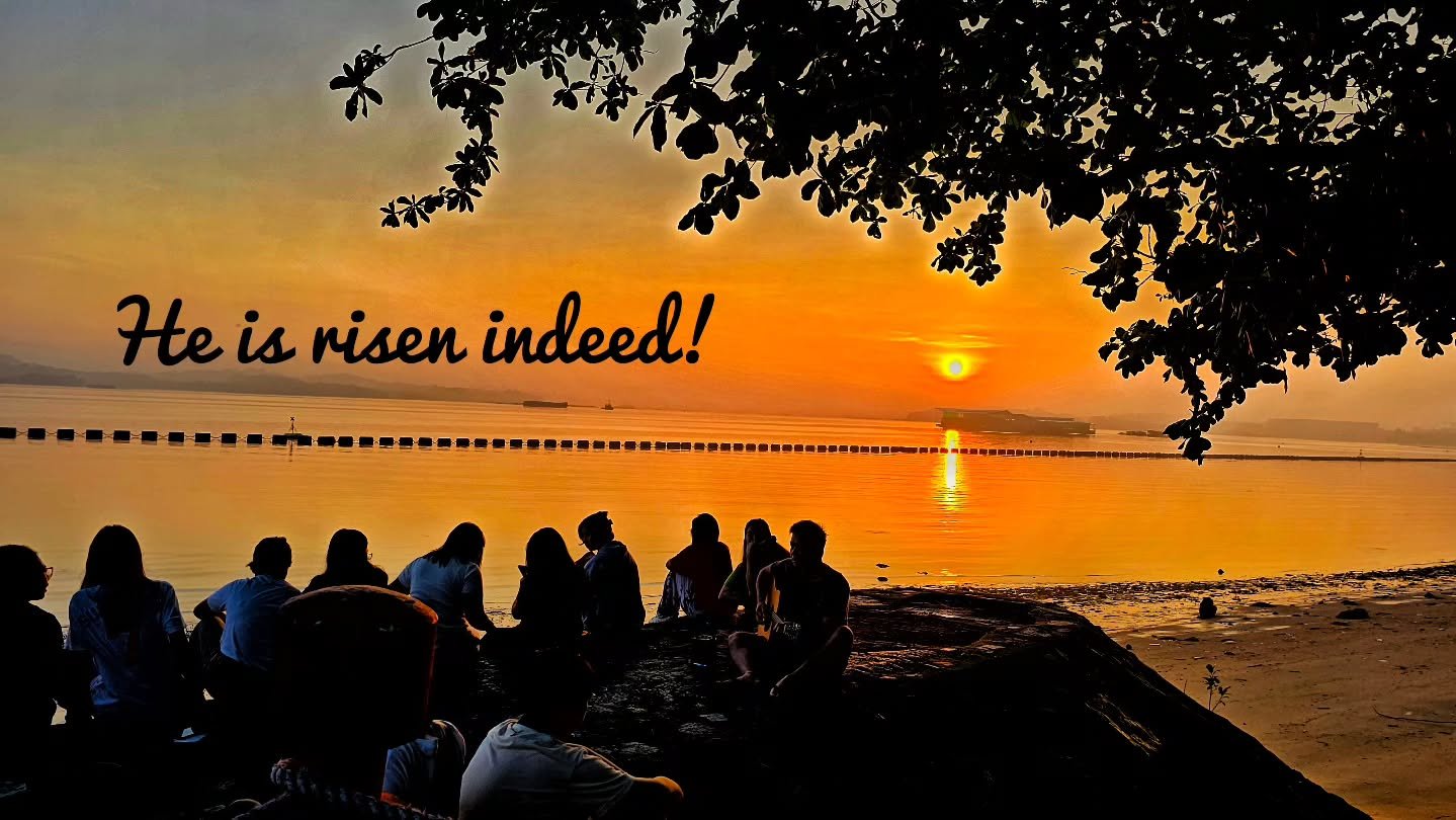 Celebrating this day with sunrise,  worship,  the Word, breakfast, staff and boarders. Thankful that we do not fight battles of life alone.