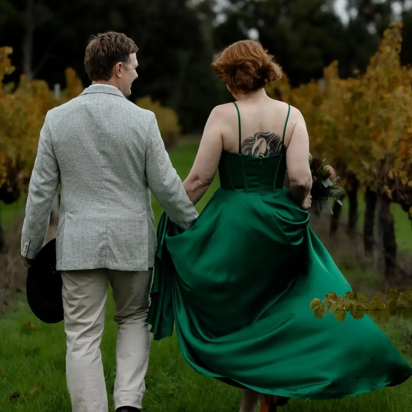 Sneak peek for these two beautiful humans 💚

From school days,
to uni years,
to Darwin adventures,
to becoming dog parents together &mdash;

and,
that green dress.

Alexandra + Rhys 🫶

A non-wedding wedding.
The best kind.

Long table feasting,
Mar