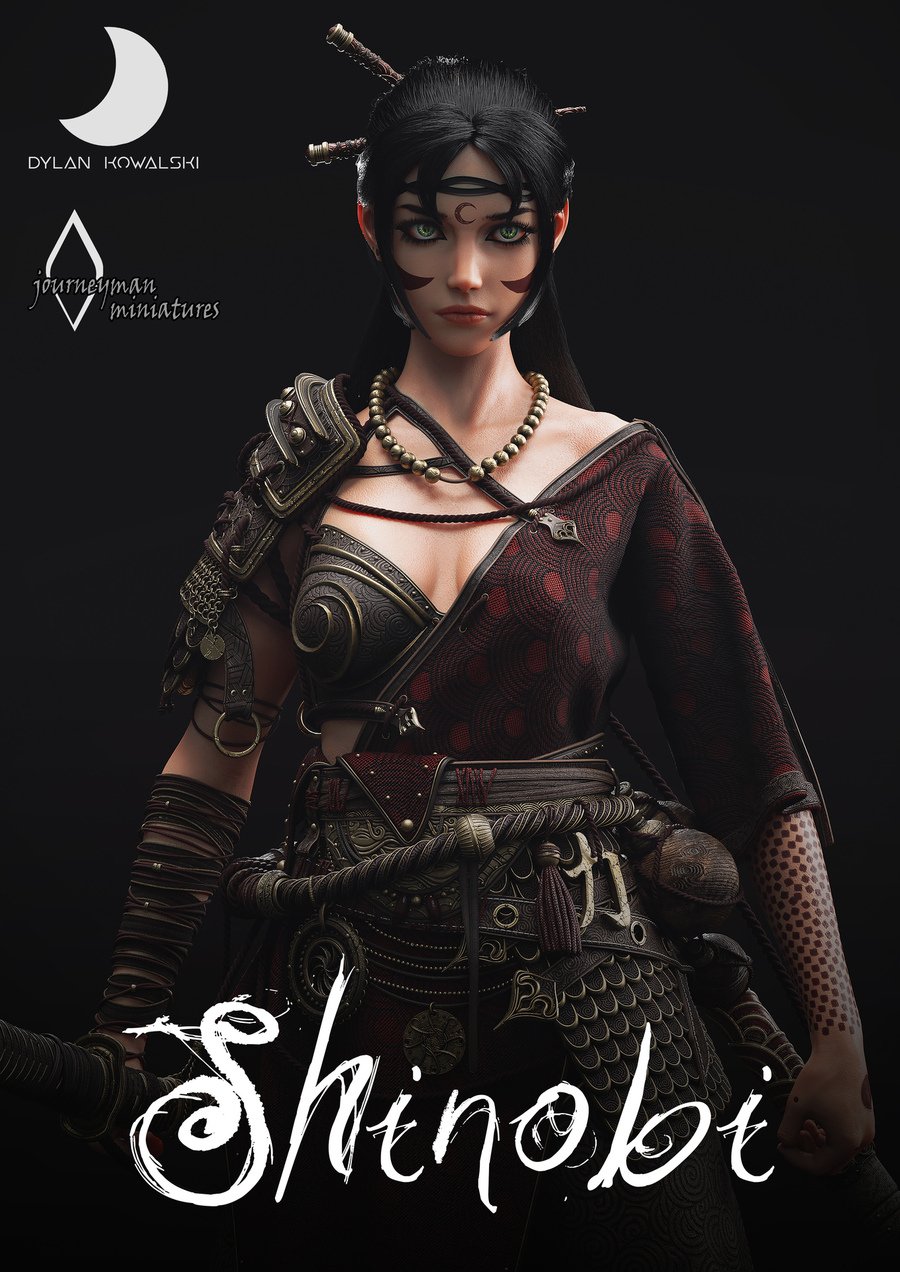 Journeyman Miniatures - Shinobi 1:6 Bust