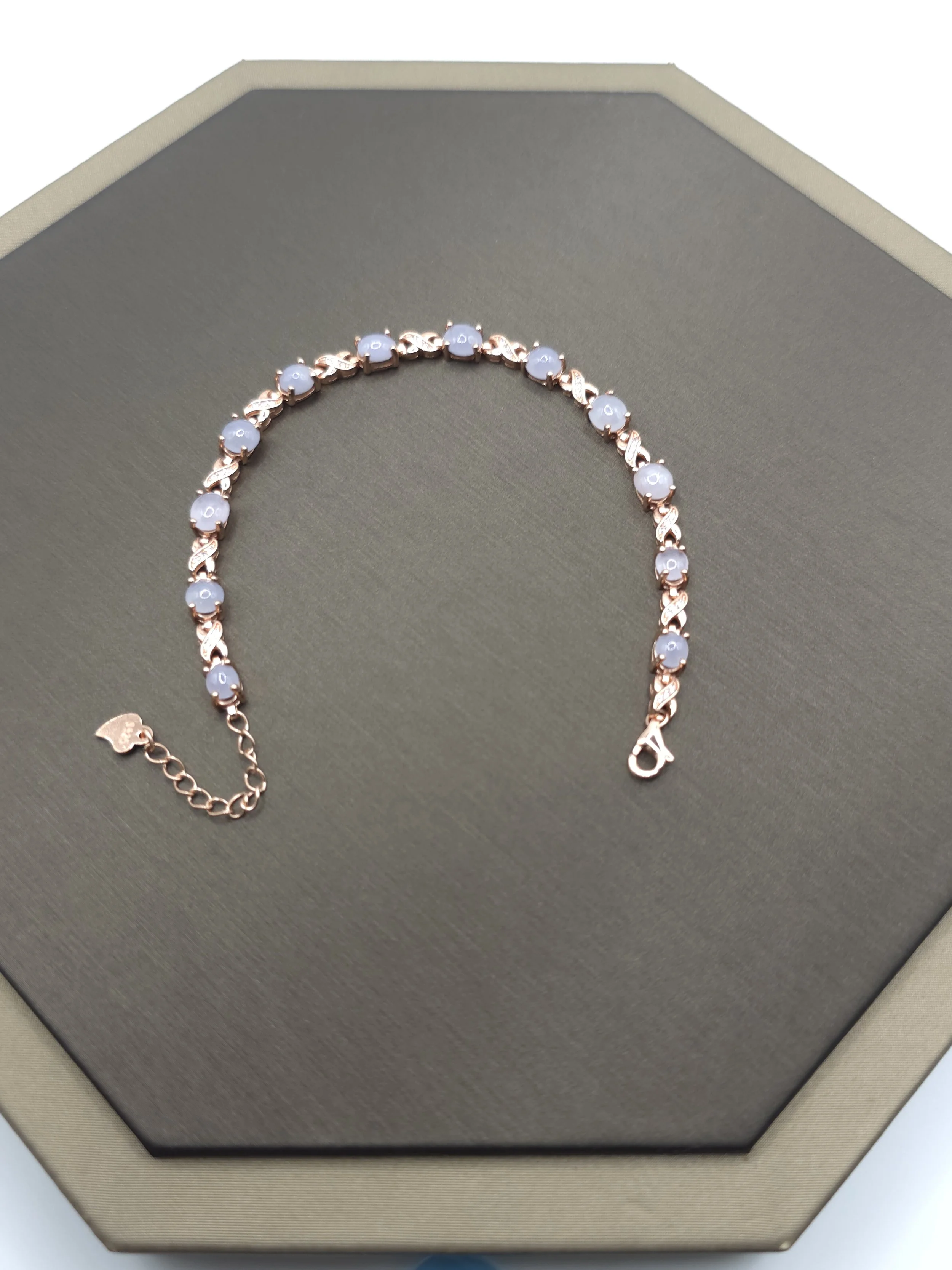 Icy Lavender Jadeite Bracelet