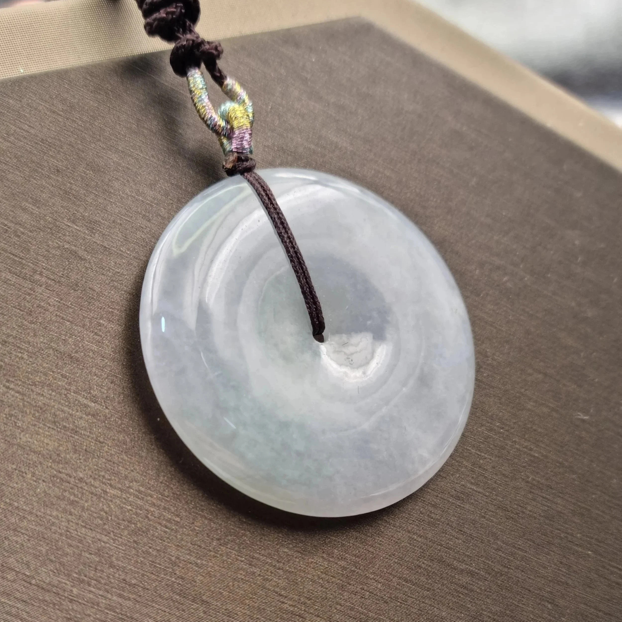 Jadeite Safety Coin Pendant 平安扣