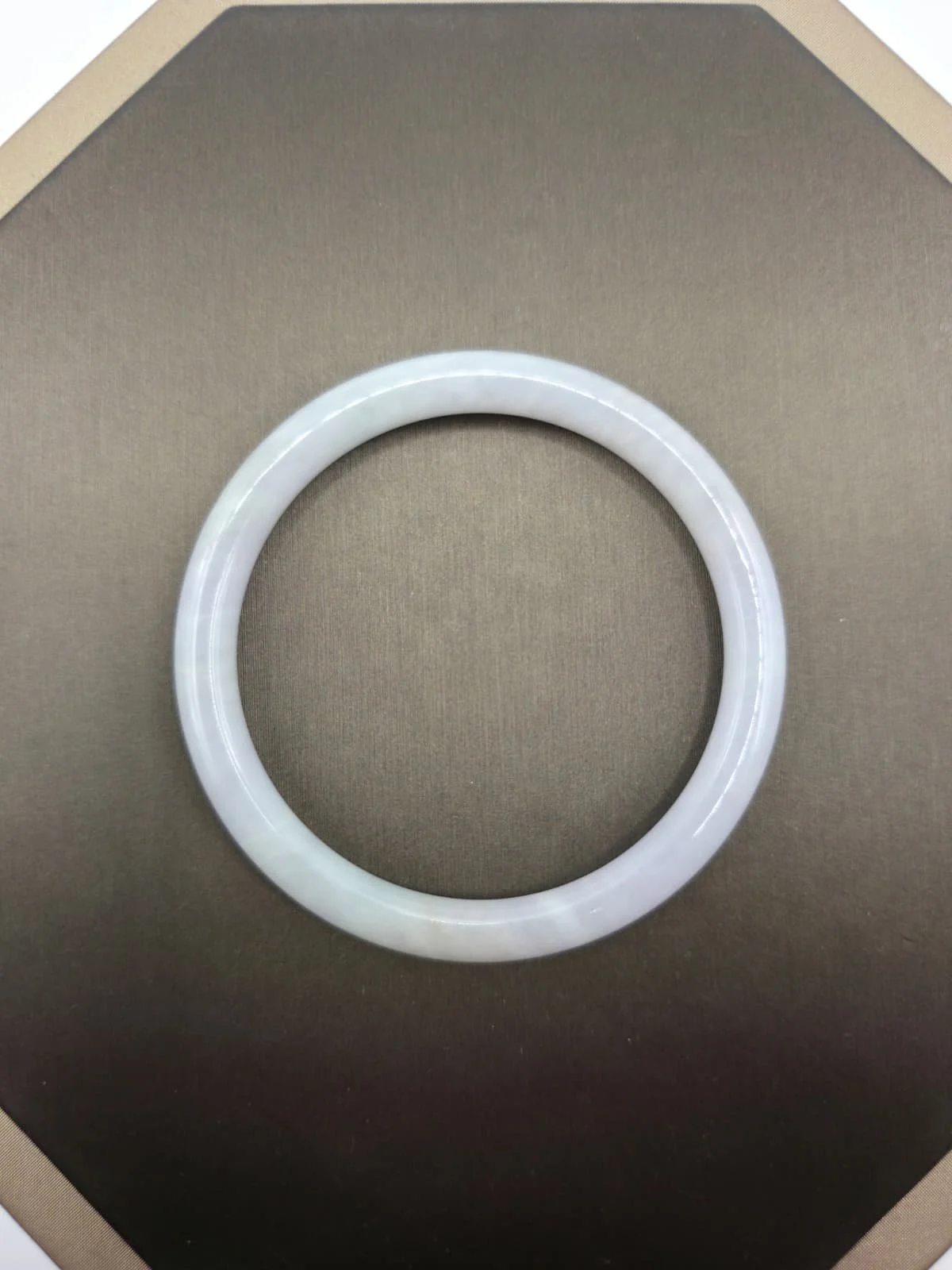 Icy White Jadeite Bangle