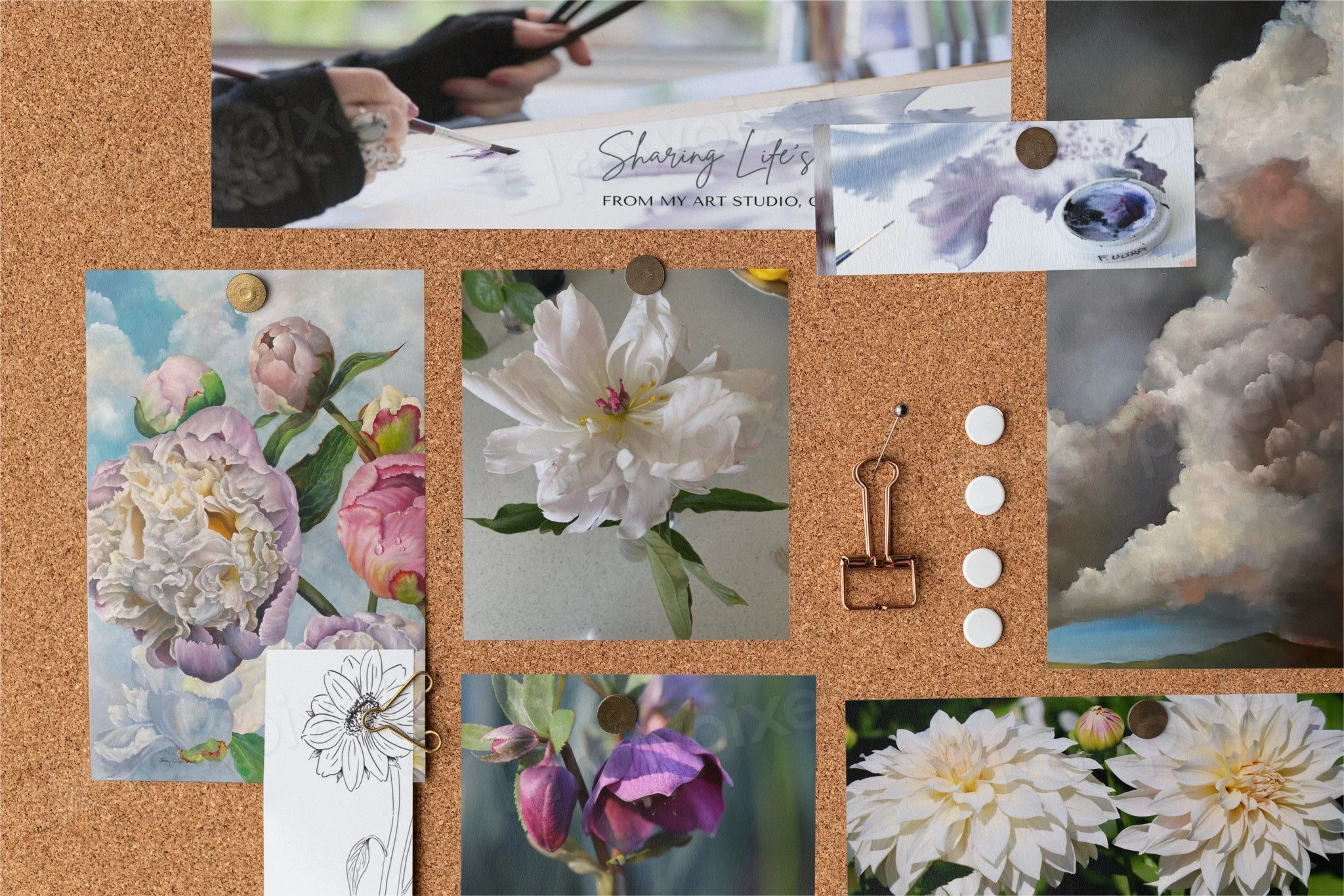 These little prints are designed to live easily with you.

Pinned to a noticeboard.
Slipped into a small frame.
Propped on a desk or shelf.

A Little Beauty For Your Day is my way of sharing art as part of everyday life.

You can receive the printabl