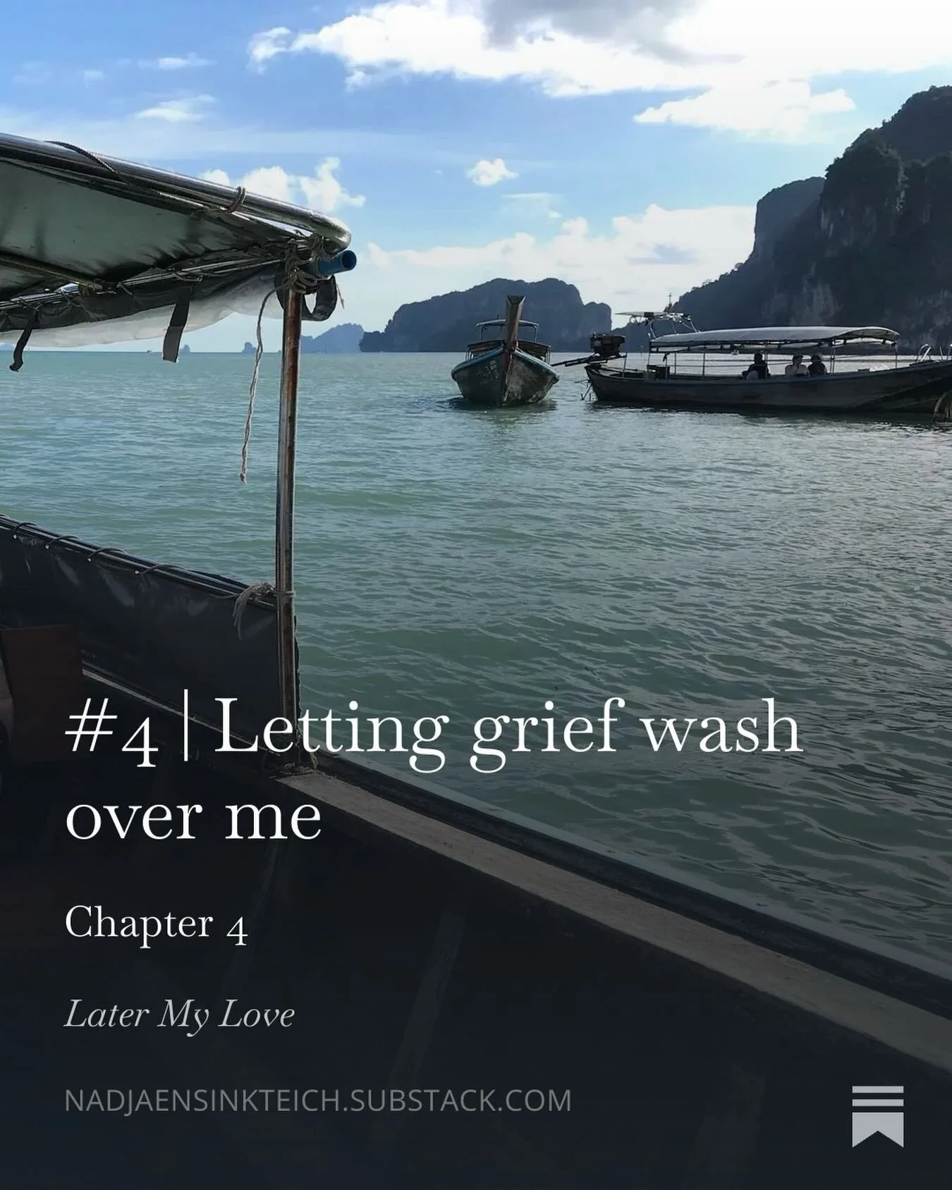 This chapter is about what happens when you run out of places to run to. I traveled halfway across the world to outrun my grief and ended up in a hotel room at seven in the evening with nowhere to go and nothing to do but feel it.

If you&rsquo;ve ev
