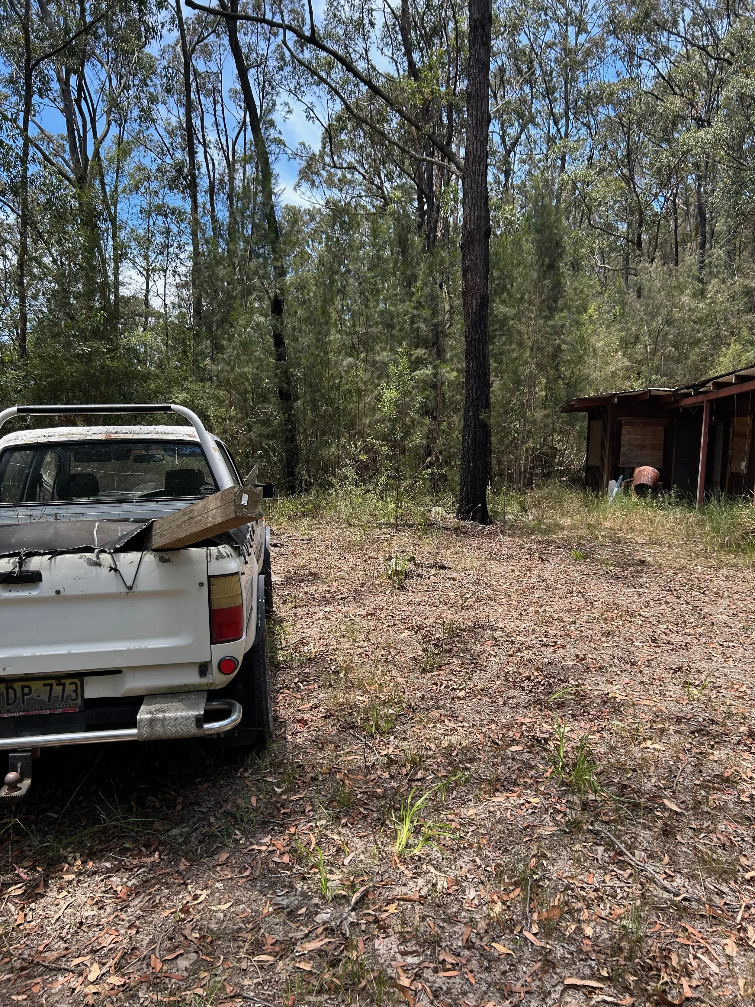 The trusty hilux got us there & back