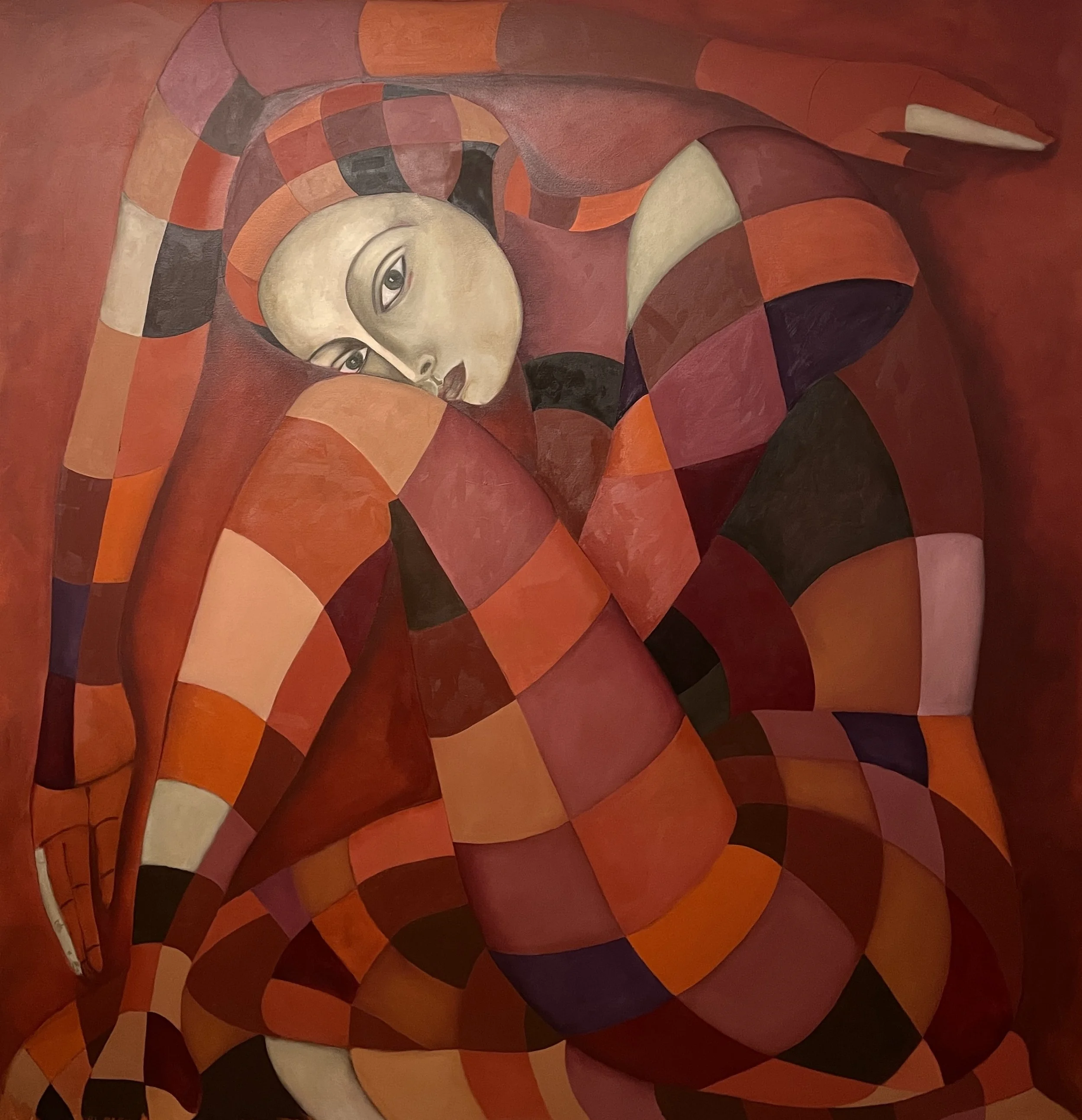 Iron Earth, Oil on canvas, 2026 - 200 x 200 cm / 78 x 78 in.