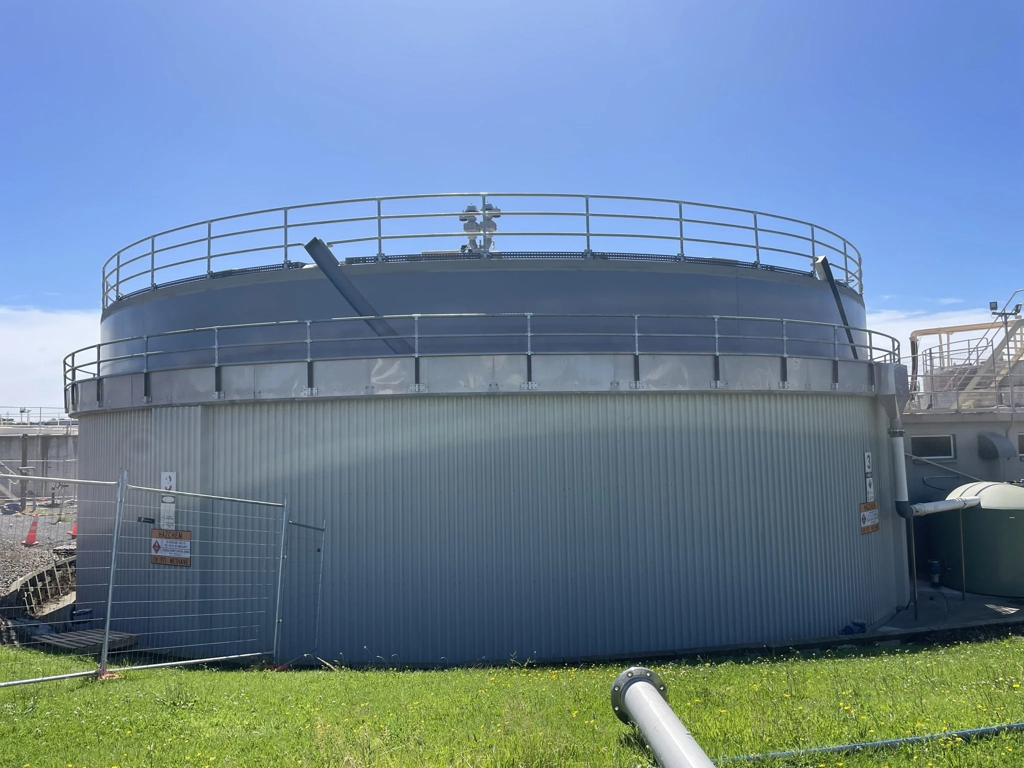 Rosedale wasterwater treatment plant digester
