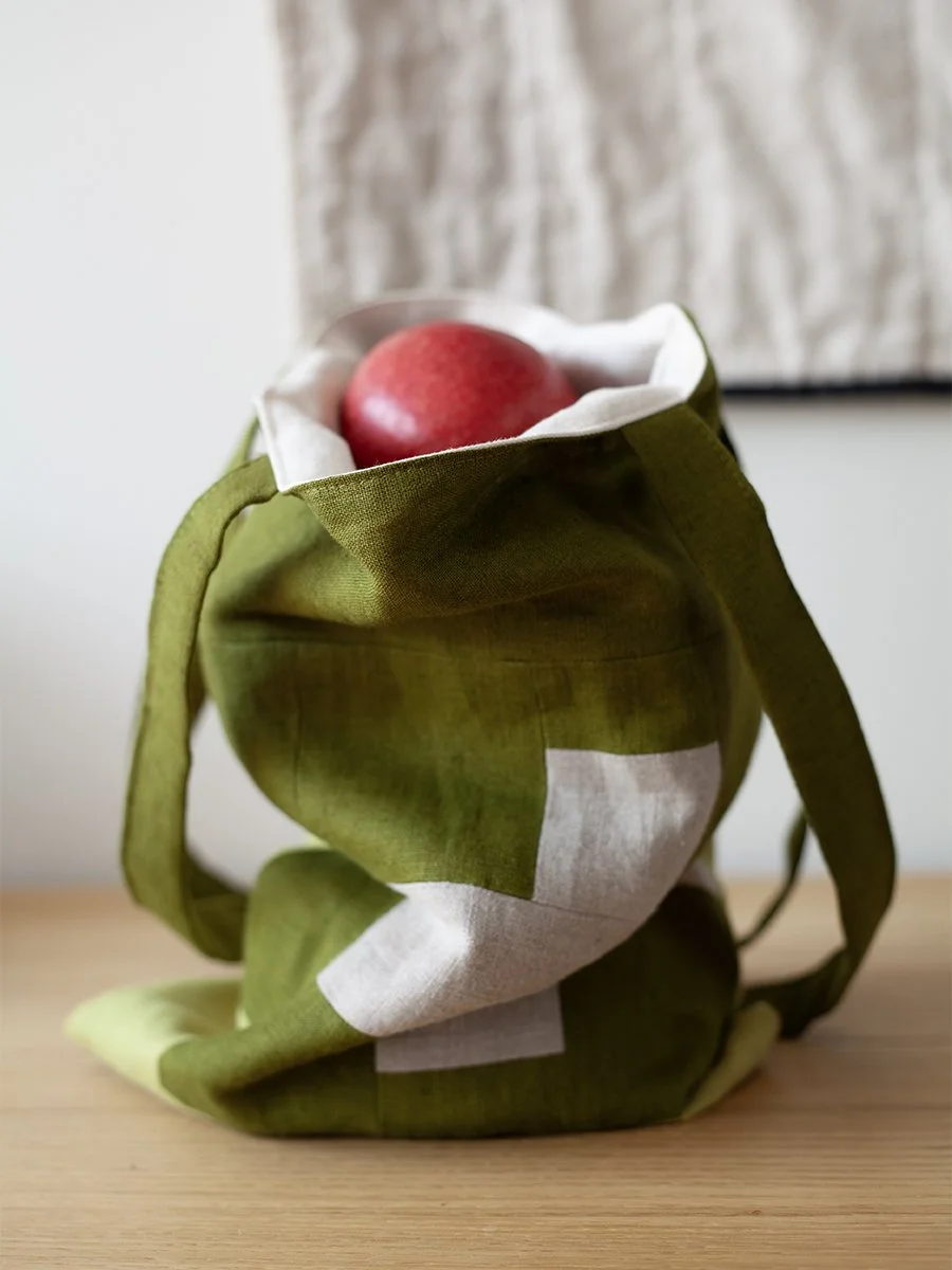 Tote Bag Moss Cross Stub Tenon (small)
