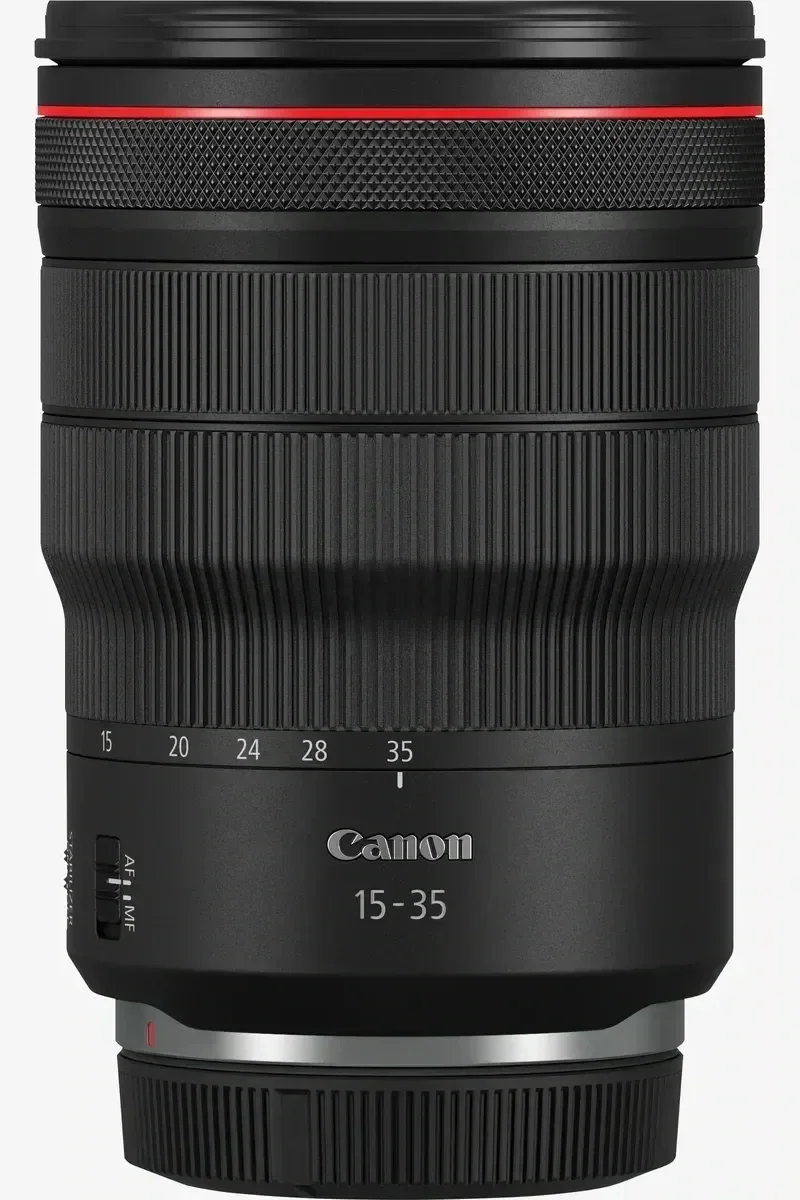 Canon zoom camera lens with focal length range of 15-35mm