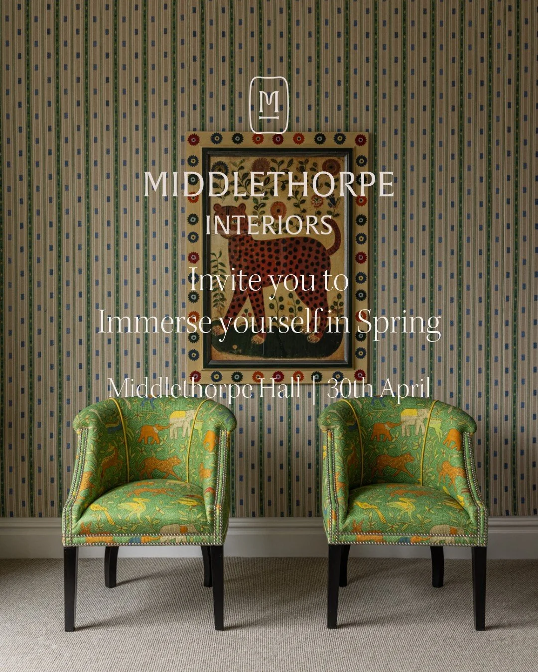 A moment to step into spring.

We are inviting a small number of guests to join us at Middlethorpe Hall in York on Thursday 30 April at 10am for our Spring Design Clinic - a relaxing morning and opportunity to spend time with the new collections as t