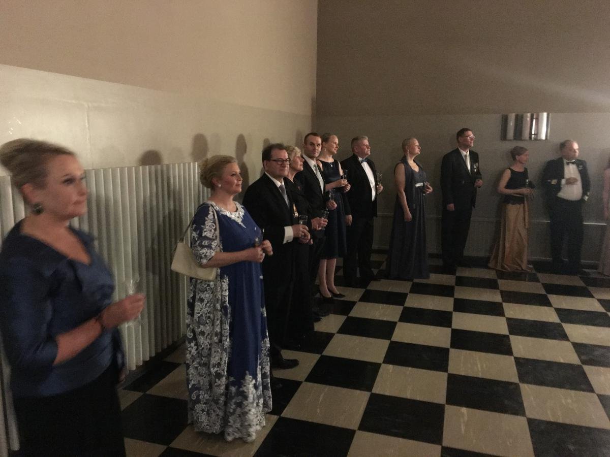 Iltajuhlassa nautittiin loistava päivällinen, jonka lomassa juhlapuheen piti Etelä-Suomen aluehallintoviraston ylijohtaja Minna Karhunen.