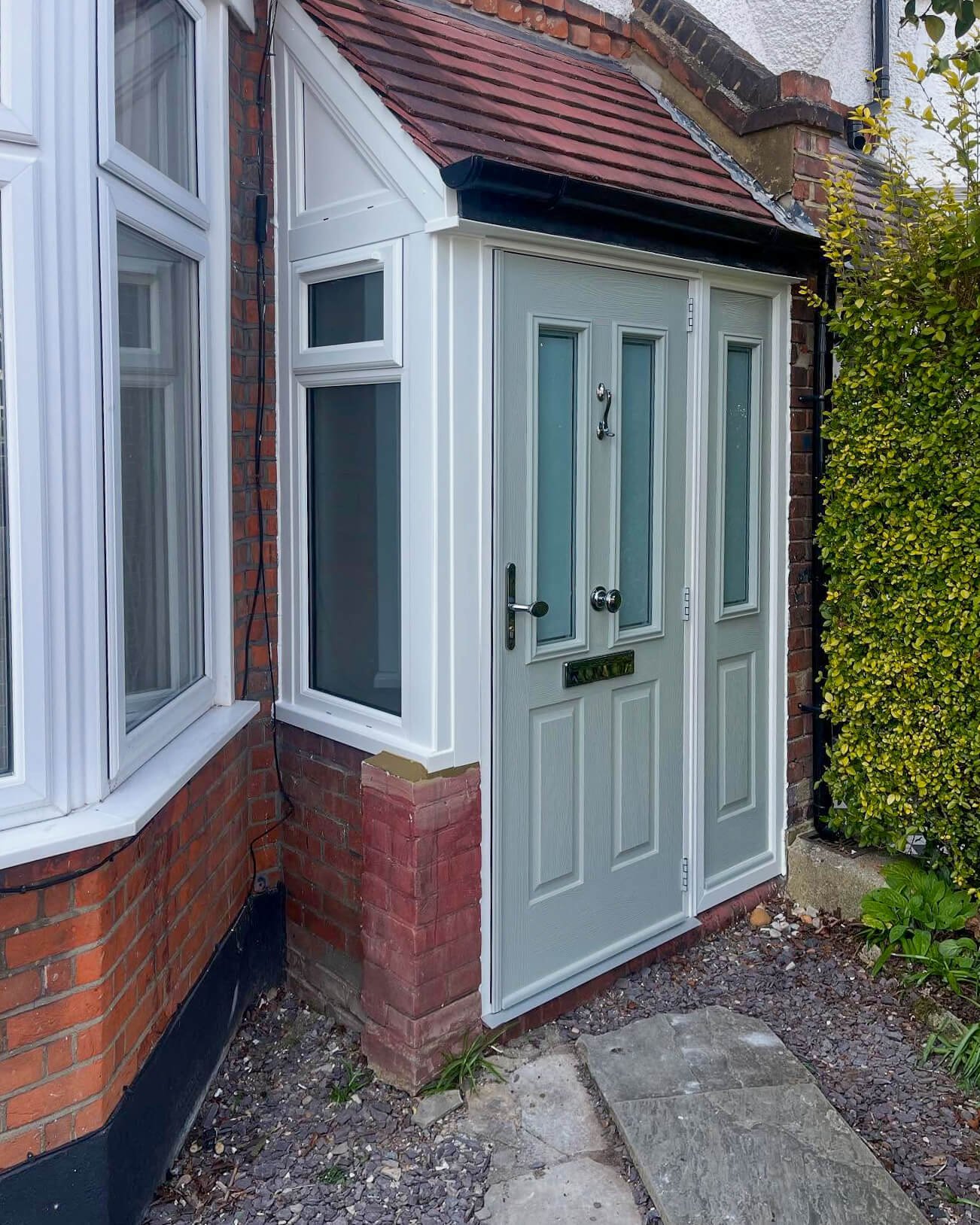 The completed porch upgrade!