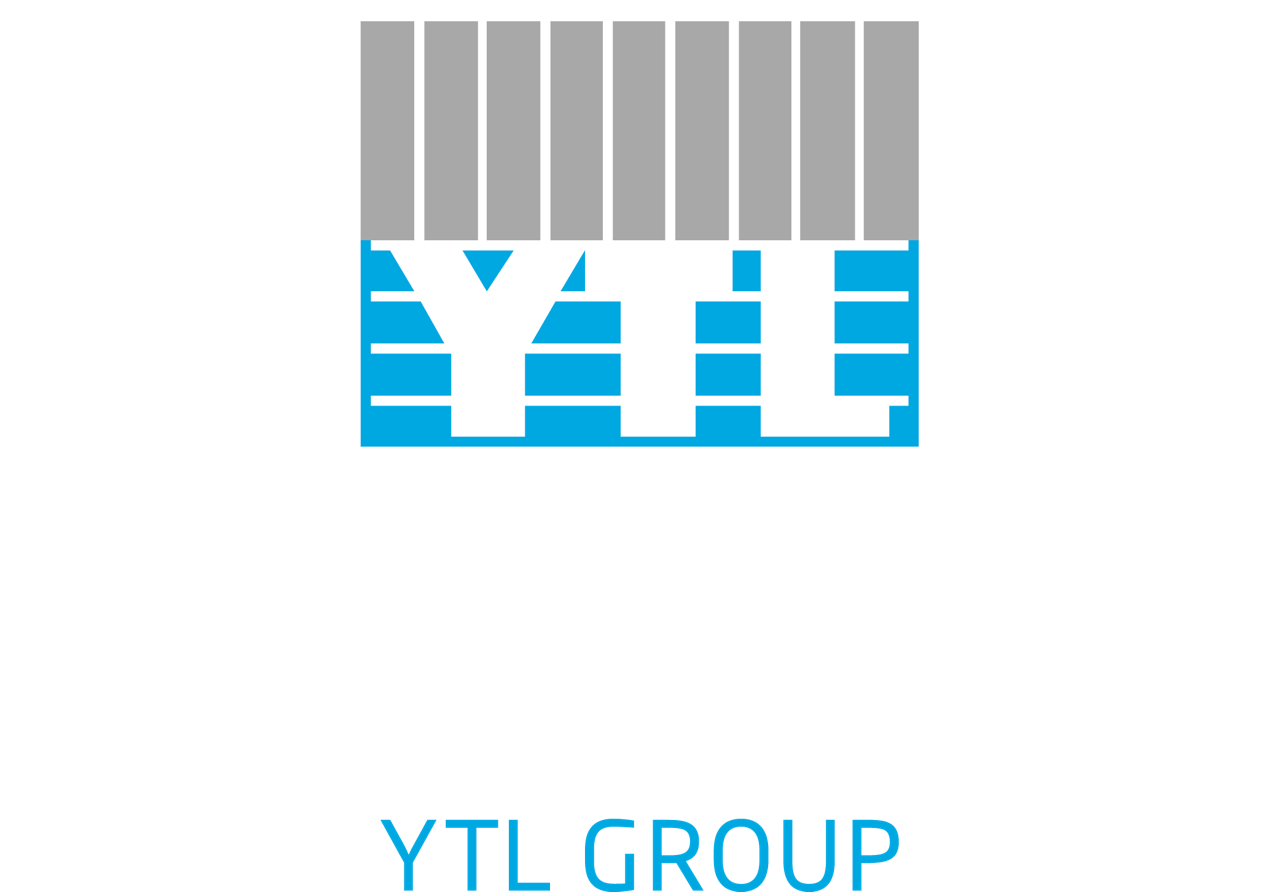 Wessex Water logo with a stylized water drop and the text 'YTL Group' underneath.
