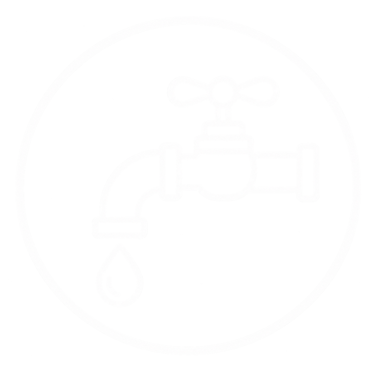 A black and white top-down view of a fire hydrant with a circular border.