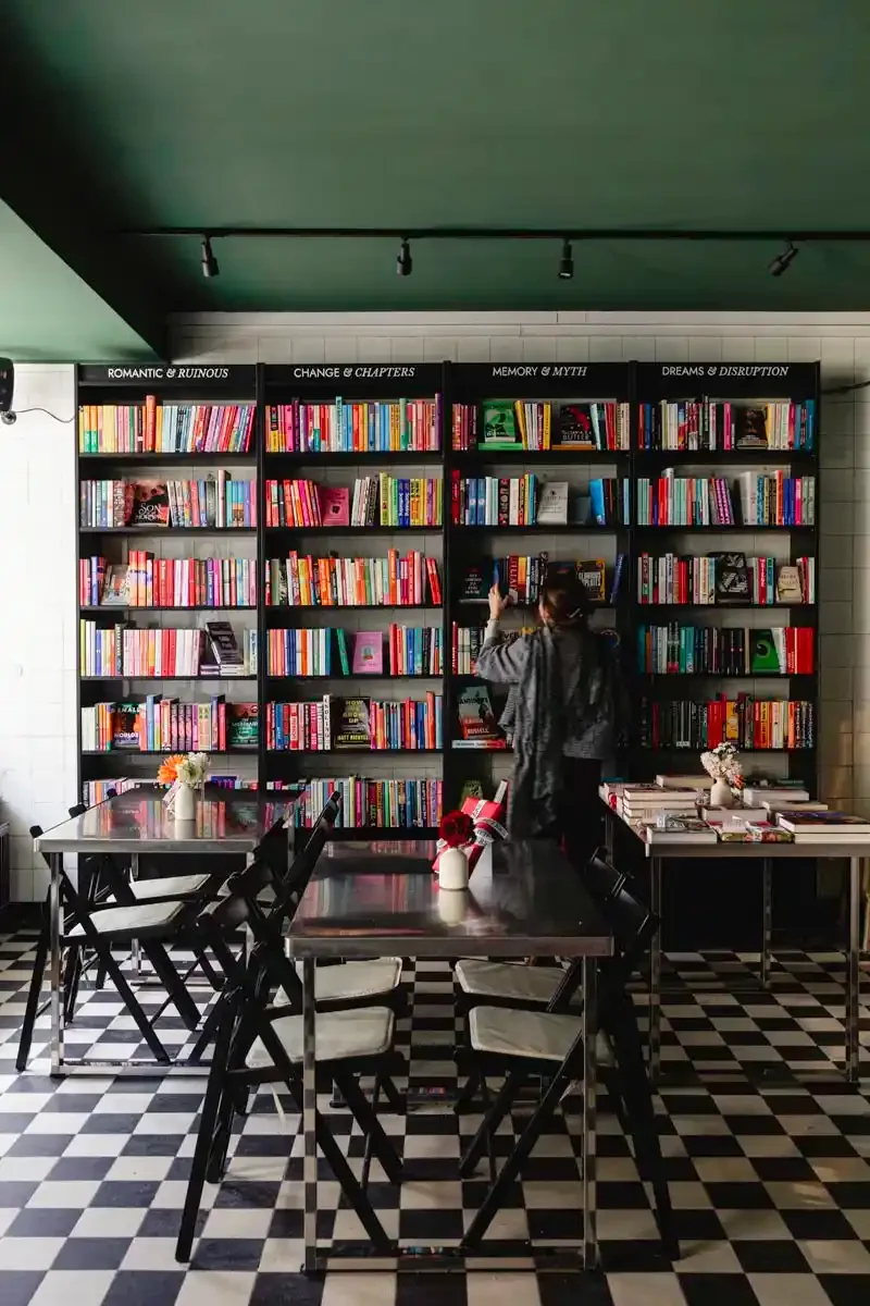Dilekerei cake pop-up at independent bookstore with artisan cakes and pastries