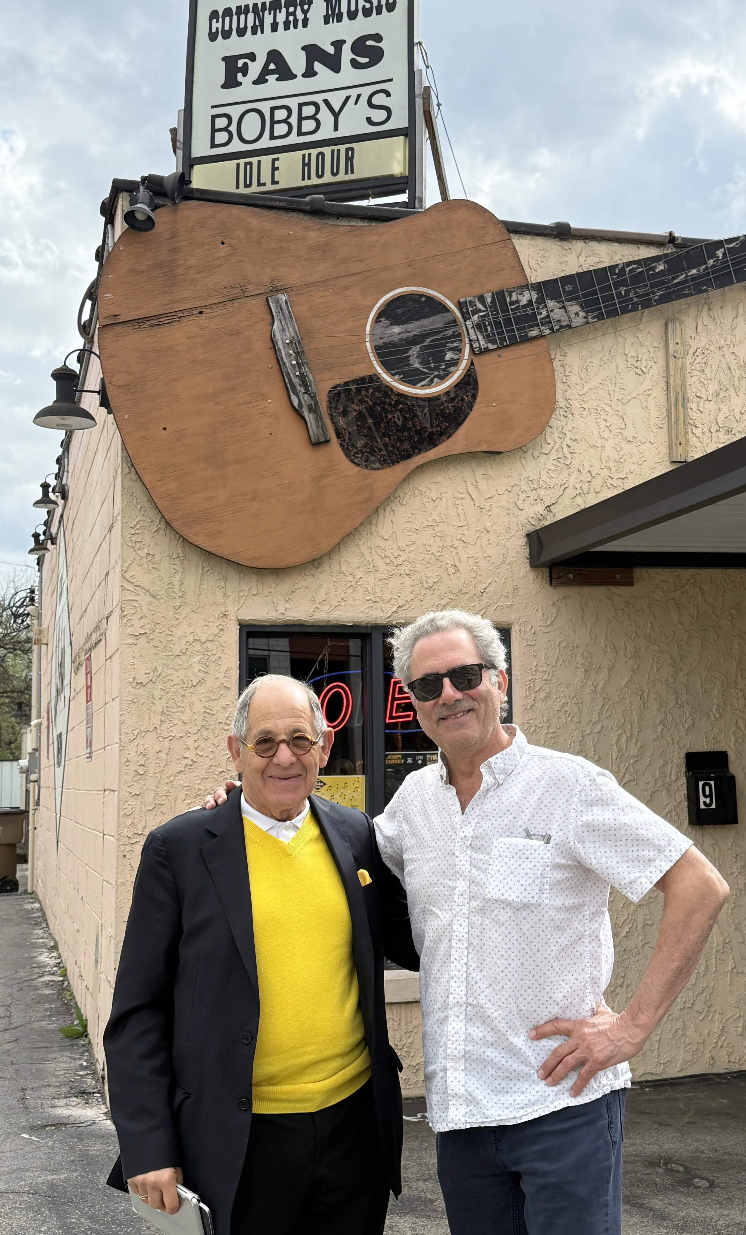 Distinguished Nashville Music &amp; Creative Industries lawyer, Kenneth Abdo with Mobilium Global Founder &amp; Chief Executive, Ralph Simon
