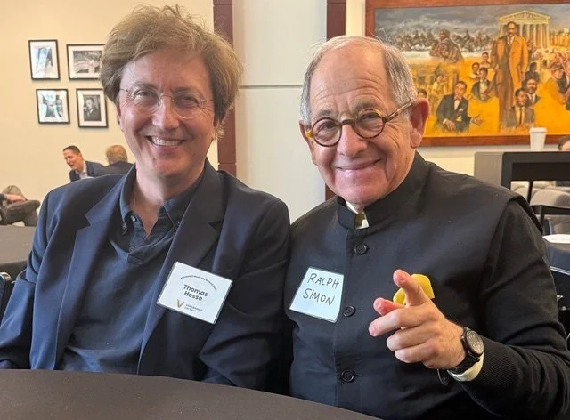 Thomas&nbsp;Hesse, CEO &amp; Co-founder and Chief Content &amp; Commerical Officer of Klay Vision and Ralph Simon at the Vanderbilt Music Law Summit