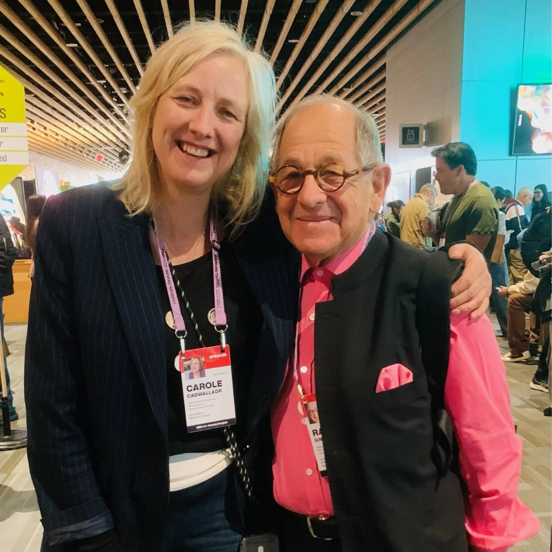 the remarkable award-winning British investigative journalist, author &amp; writer, Carole Cadwalladr who exposed the Cambridge Analytica groundbreaking conspiracy, amongst many others