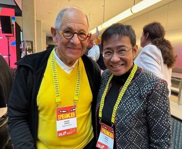 Nobel Peace Prize Laureate, the great Ms Maria Ressa &amp; Mobilium Global founder, Ralph Simon