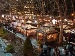 Stroll the famous Winter Market in Bryant Park