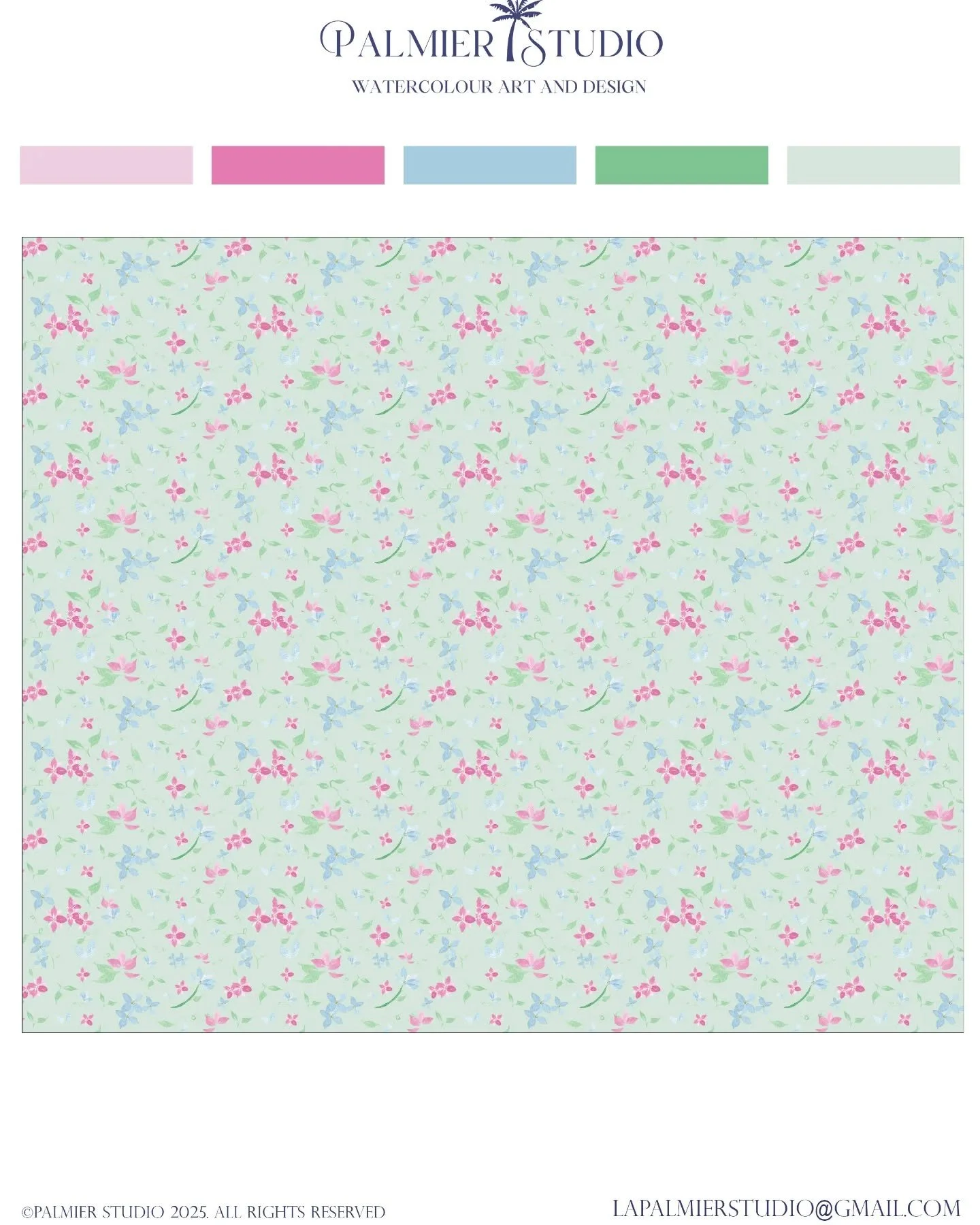 More flowers pattern 

#patterndesign #pattern #surfacepatterndesign #palmierstudio