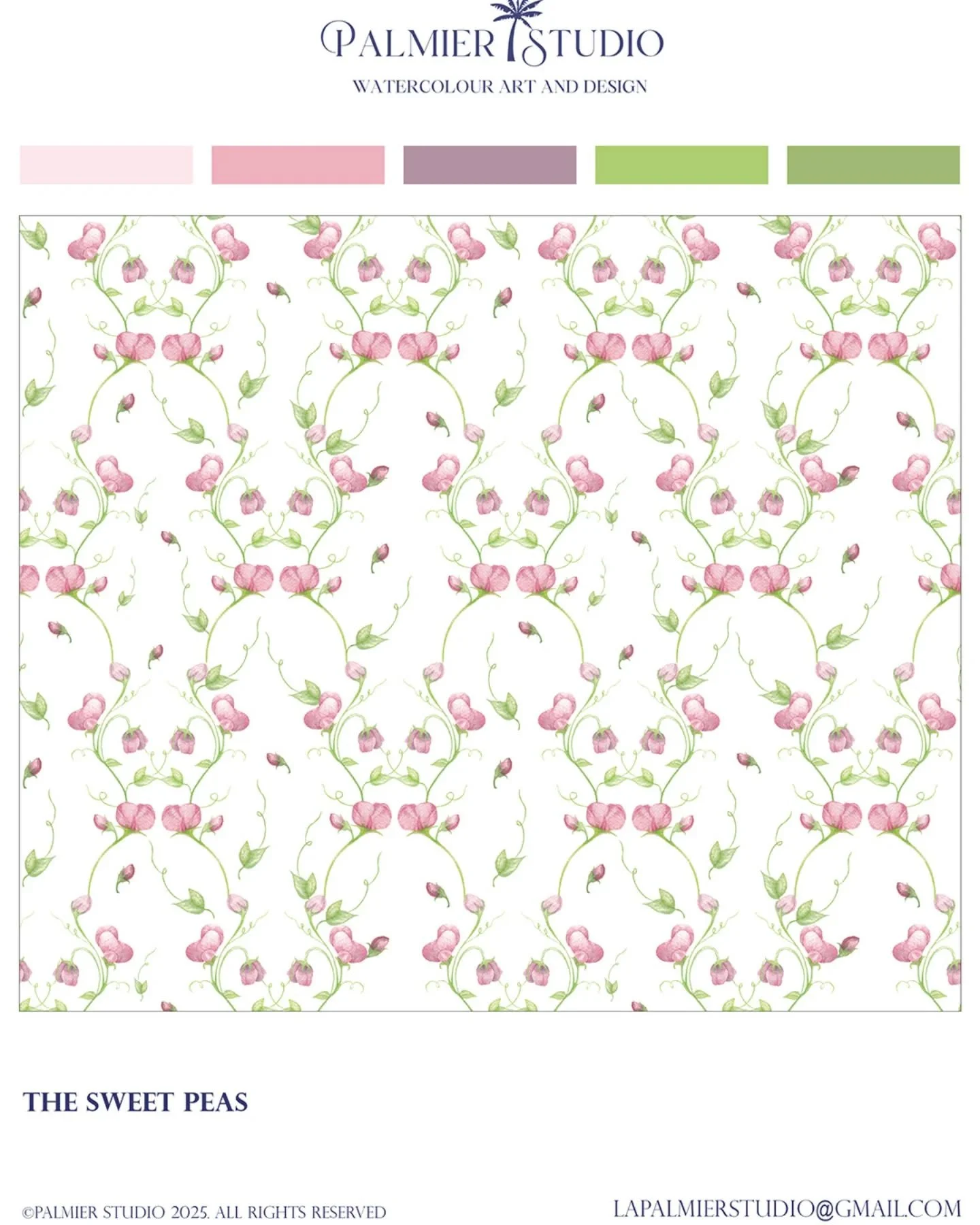 "The sweet Peas"

#surfacepatterndesign #patterndesign #sweetpea