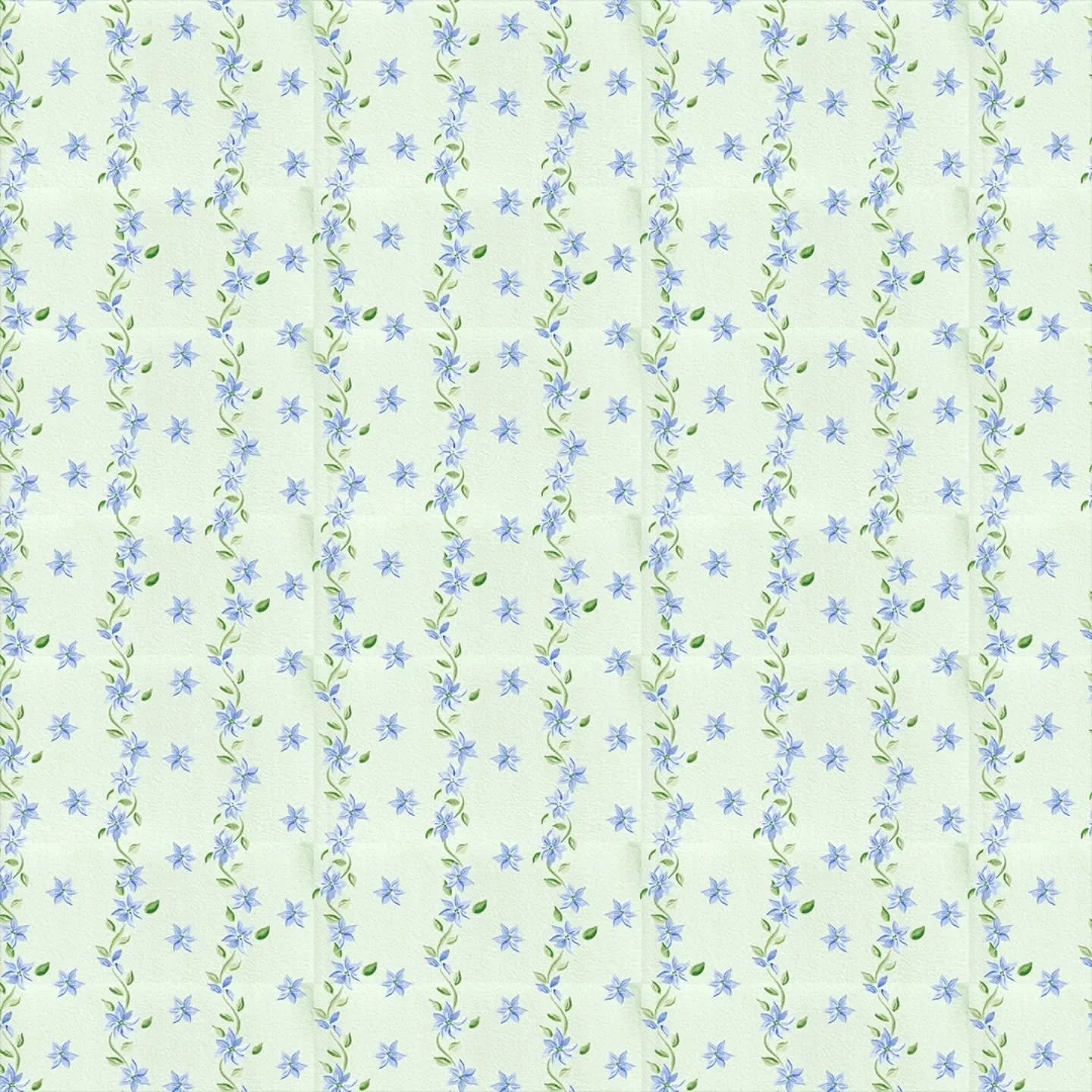 Small blue flowers pattern