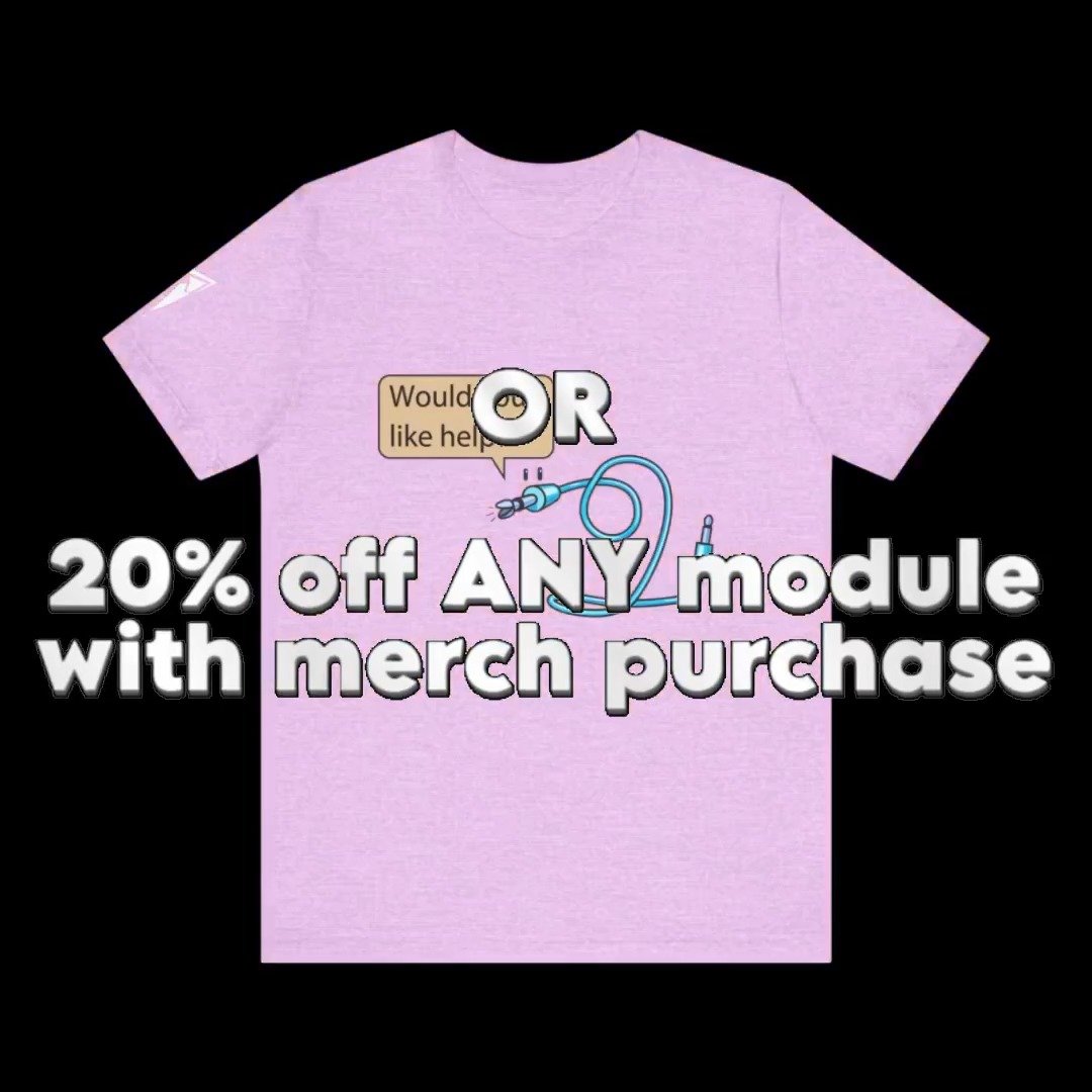The Corporation has some fantastic news for you, Consumer! Our first line of MEGA MERCH is now available. You'll save 20% on ANY module with ANY merch purchase, or you can save 15% on any merch-only order...so head to the shop and CONSUME! #patchi #m