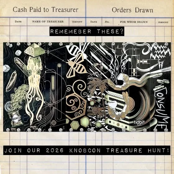 Did you ALSO enjoy our blank panel treasure hunt at #knobcon last year? We're doing it again this year, and it's going to be bigger and better than ever.  If you're a maker/exhibitor and you'd like to be a part of it this time around, shoot us a mess