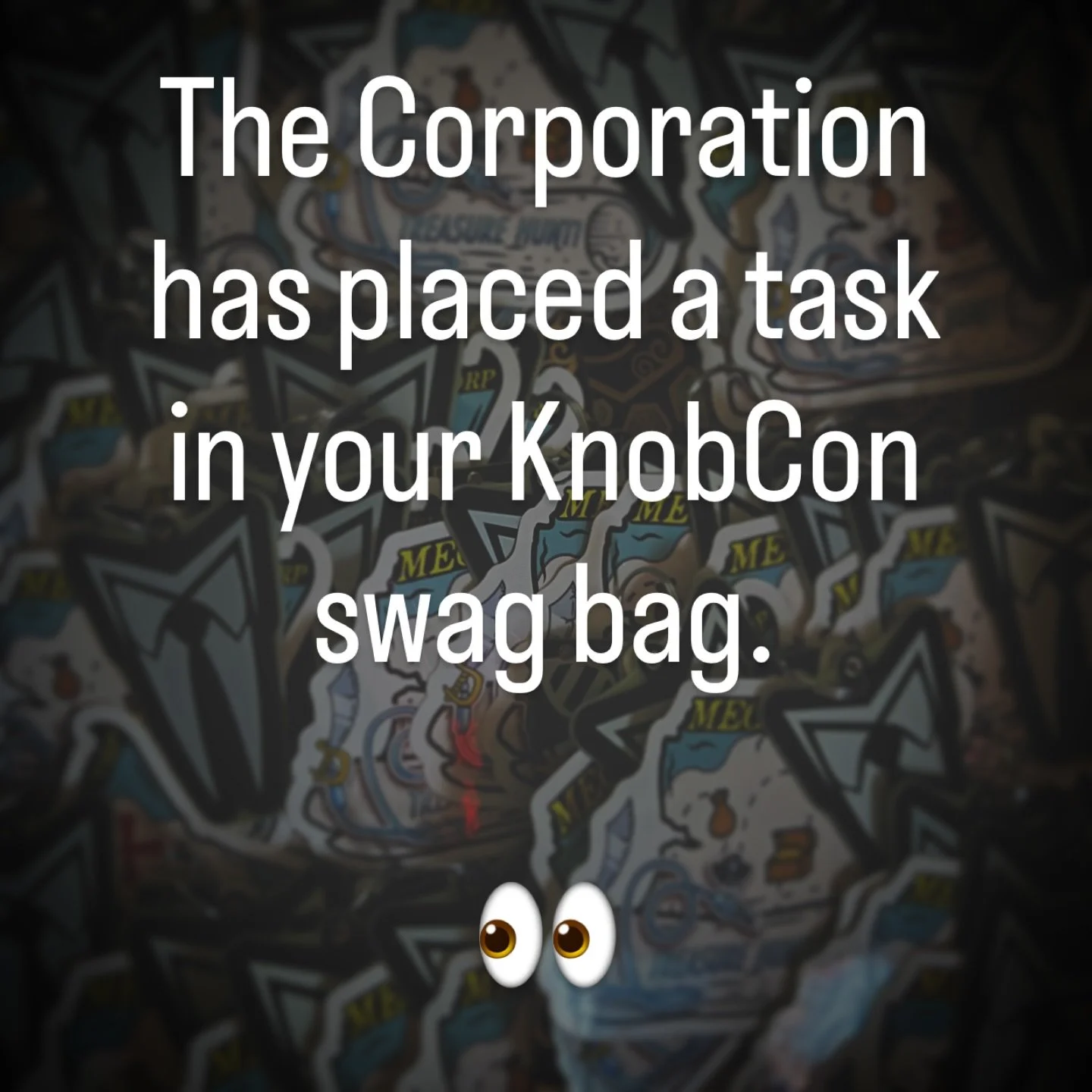 We The Corporation are happy to announce the launch of our first ever Treasure Hunt.  Find out more in your @knobcon swag bag this weekend. Patchi needs your help! #eurorack #knobcon #knobcon2025 #treasurehunt