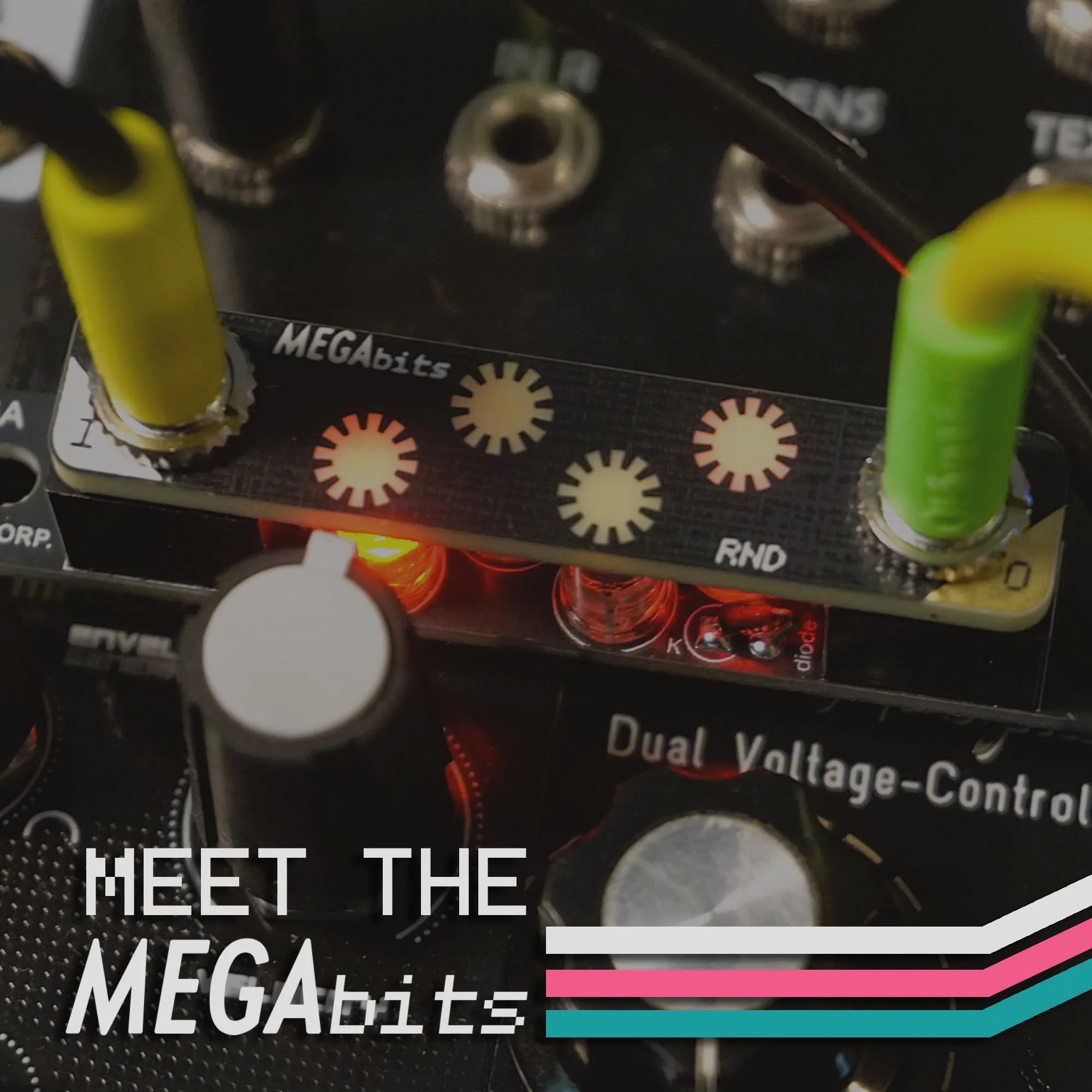 Megabits are here!  Some of you may have snagged one from us at a convention, but they're now finally available in our shop.  Megabits are 0-HP utility modules that ride your rack exactly where you want the. There are currently 5 models available - a