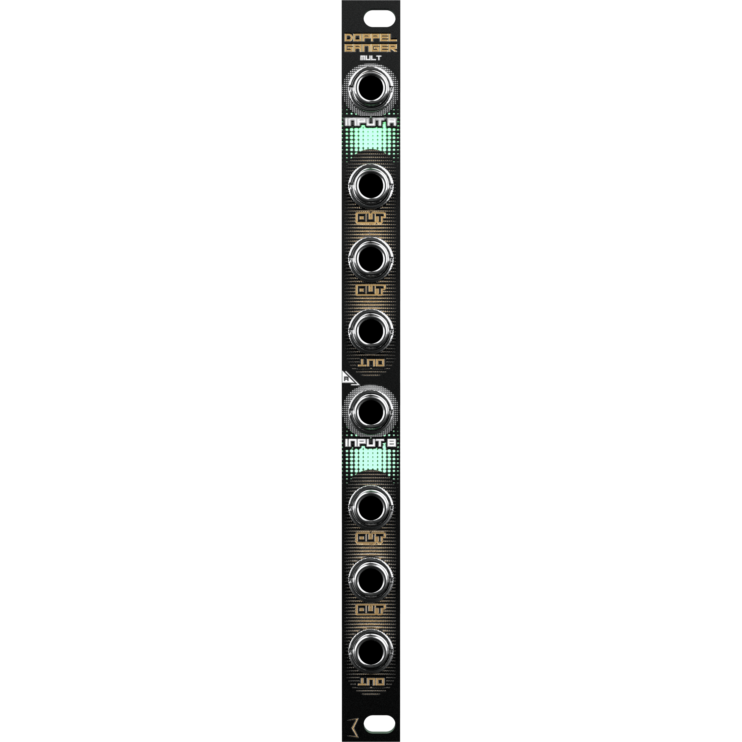 Doppelganger 2HP Buffered Mult with inverted/evil output Eurorack ...
