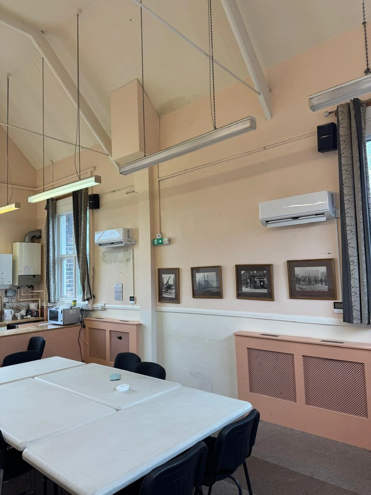 Village hall split systems