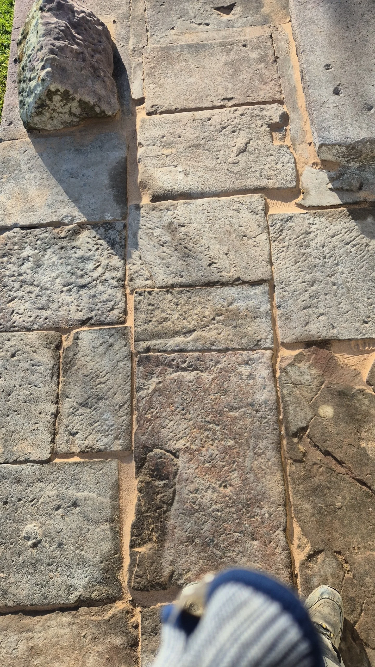 Here, you can see some slabs our team have laid down for one of our loyal customers.